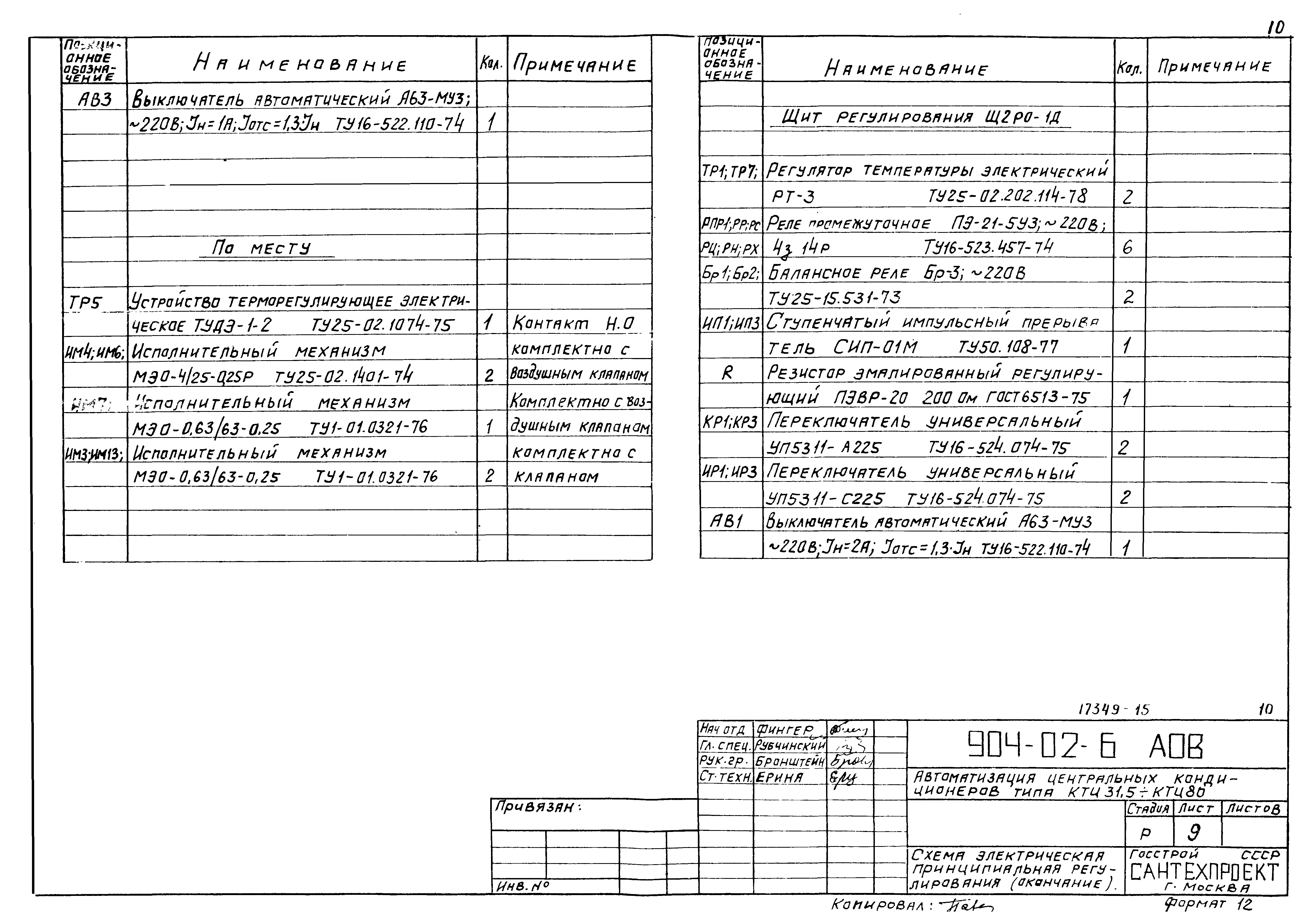 Типовые проектные решения 904-02-6