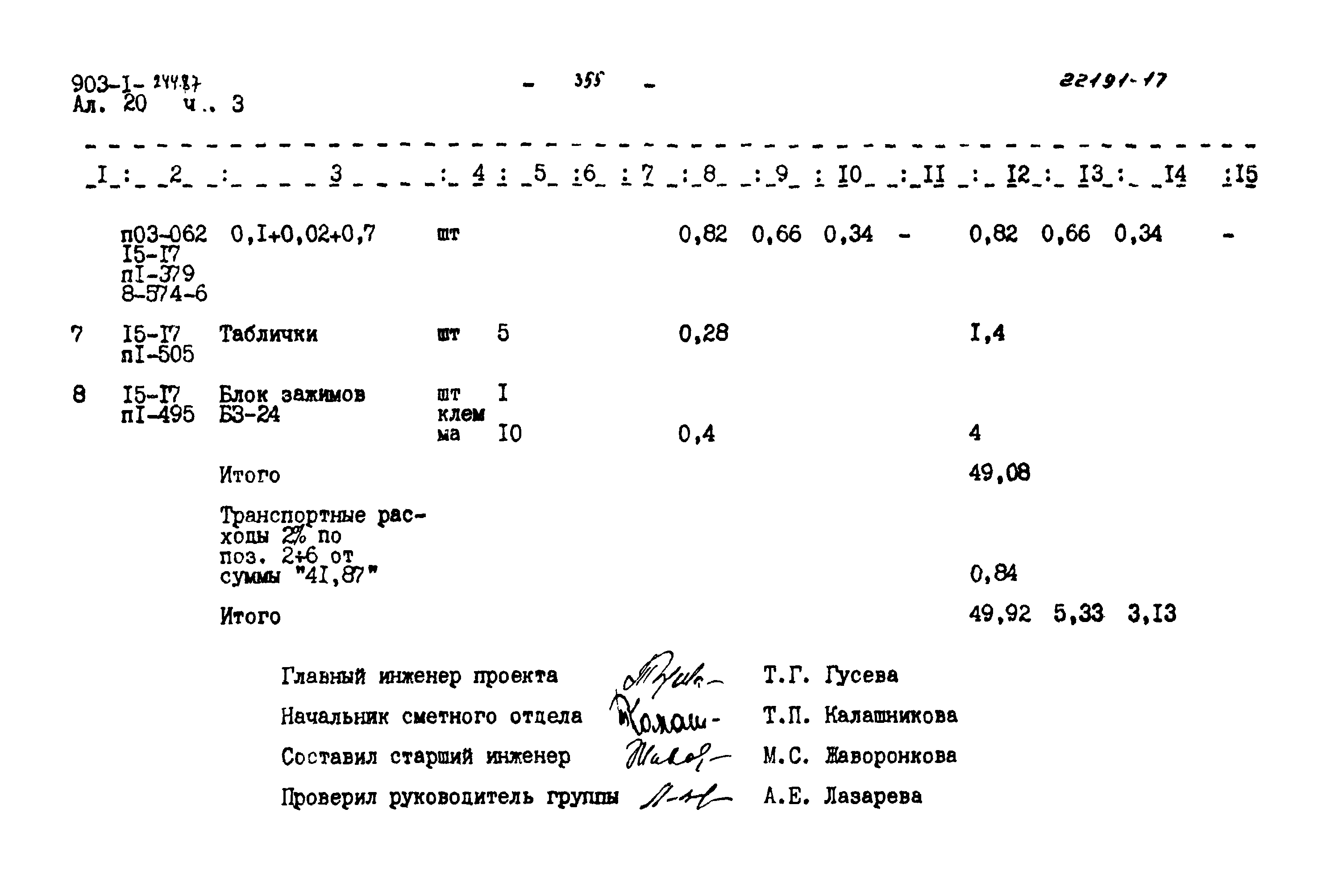 Типовой проект 903-1-244.87