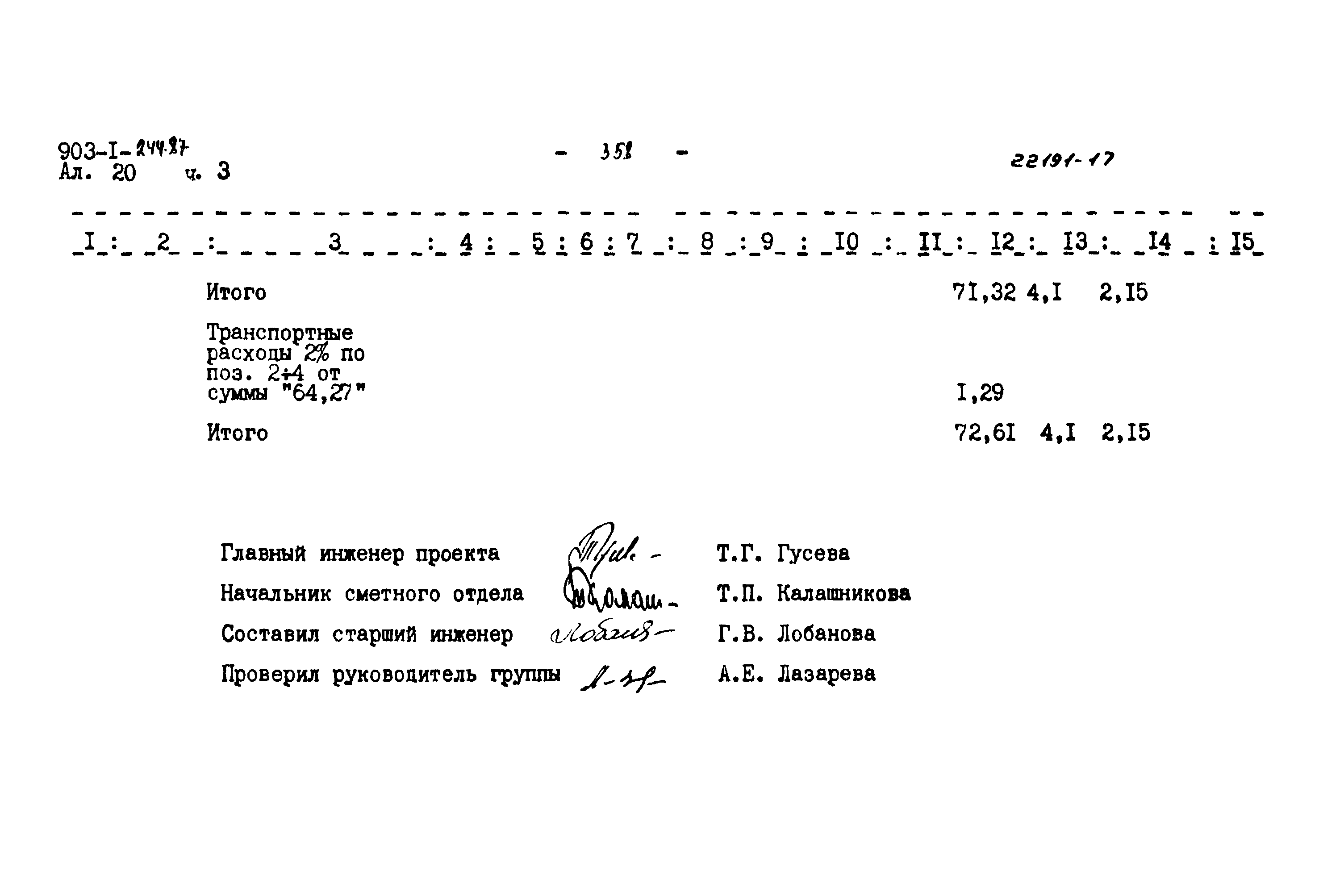 Типовой проект 903-1-244.87