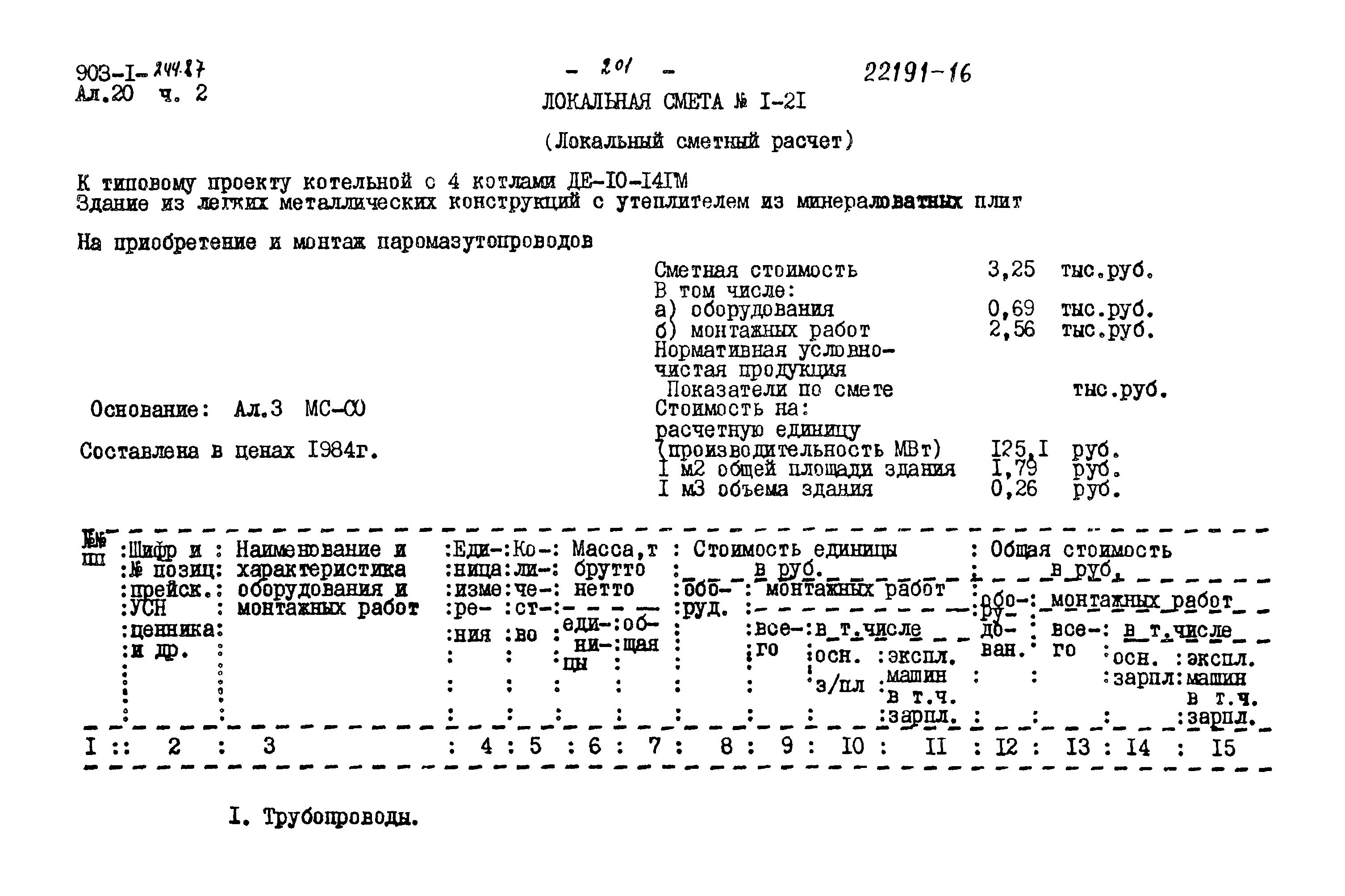 Типовой проект 903-1-244.87