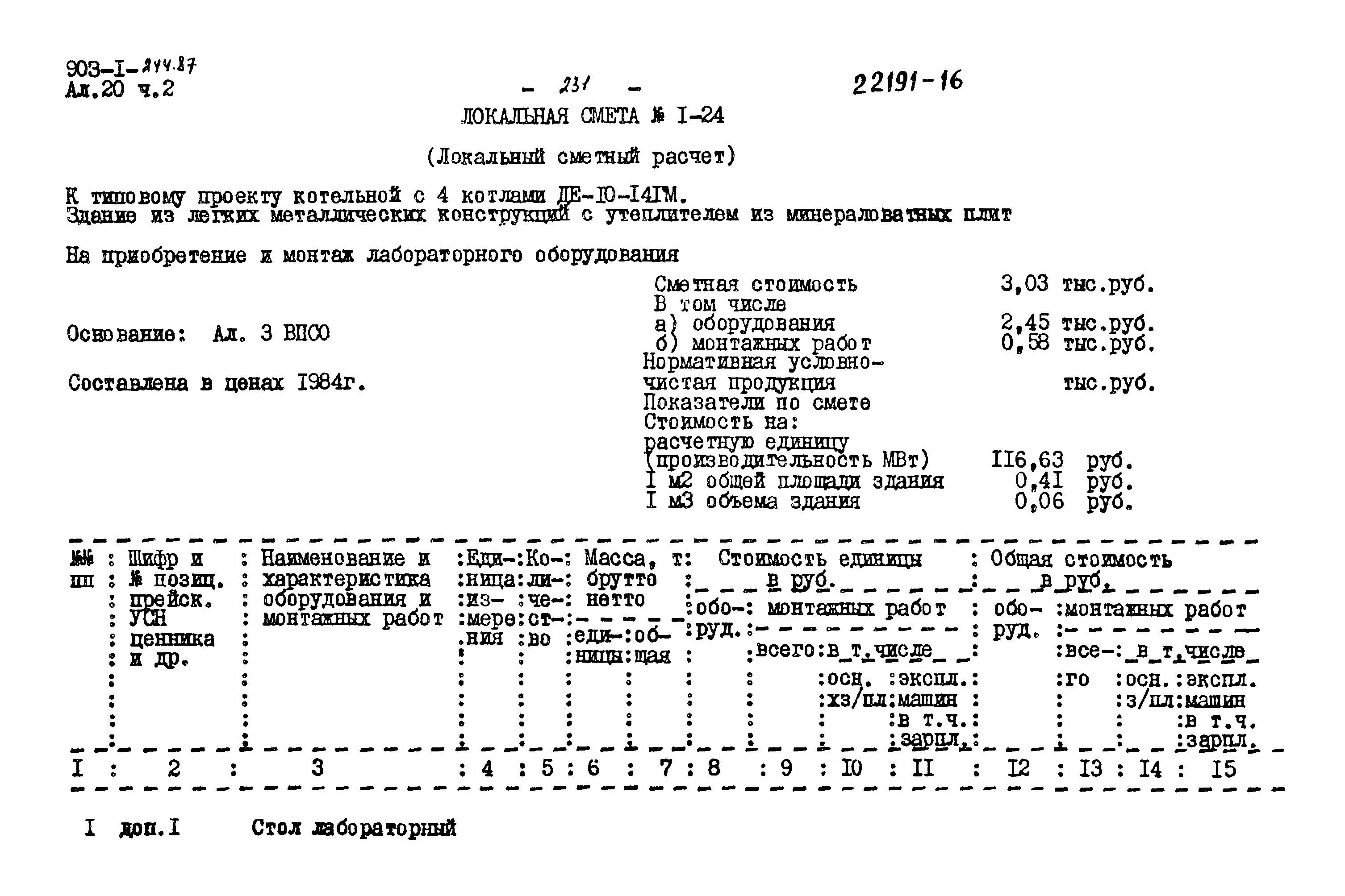 Типовой проект 903-1-244.87