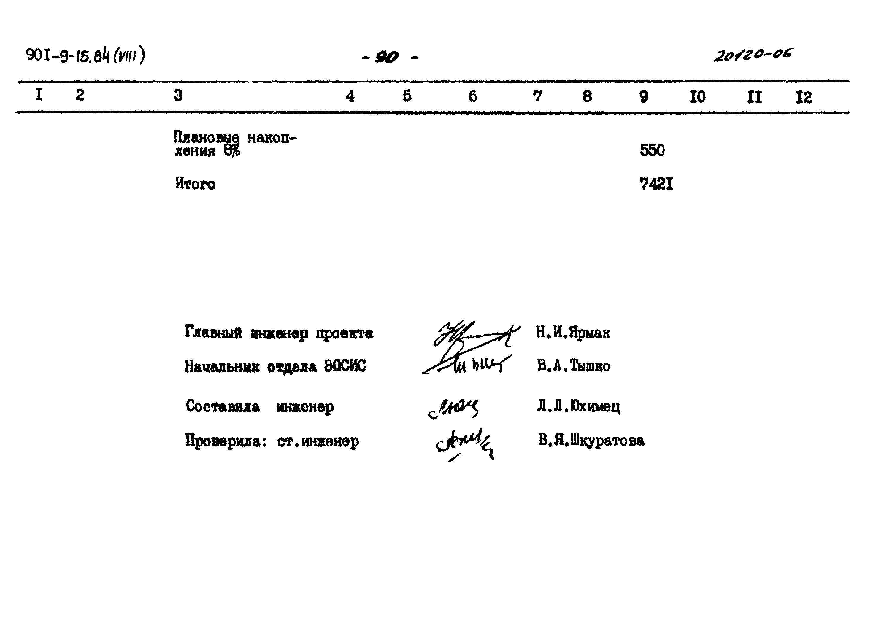 Типовой проект 901-9-15.84