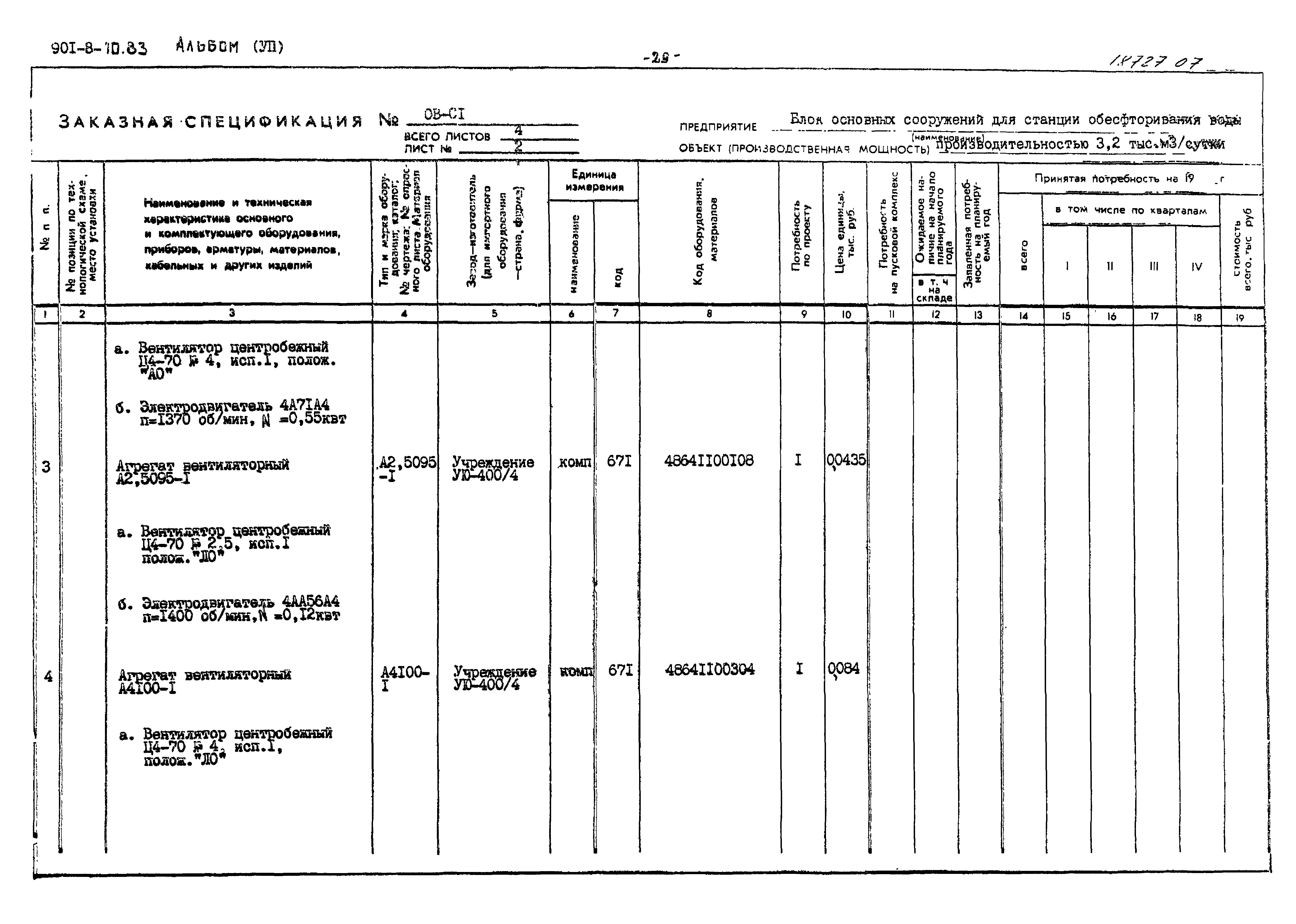 Типовой проект 901-8-10.83