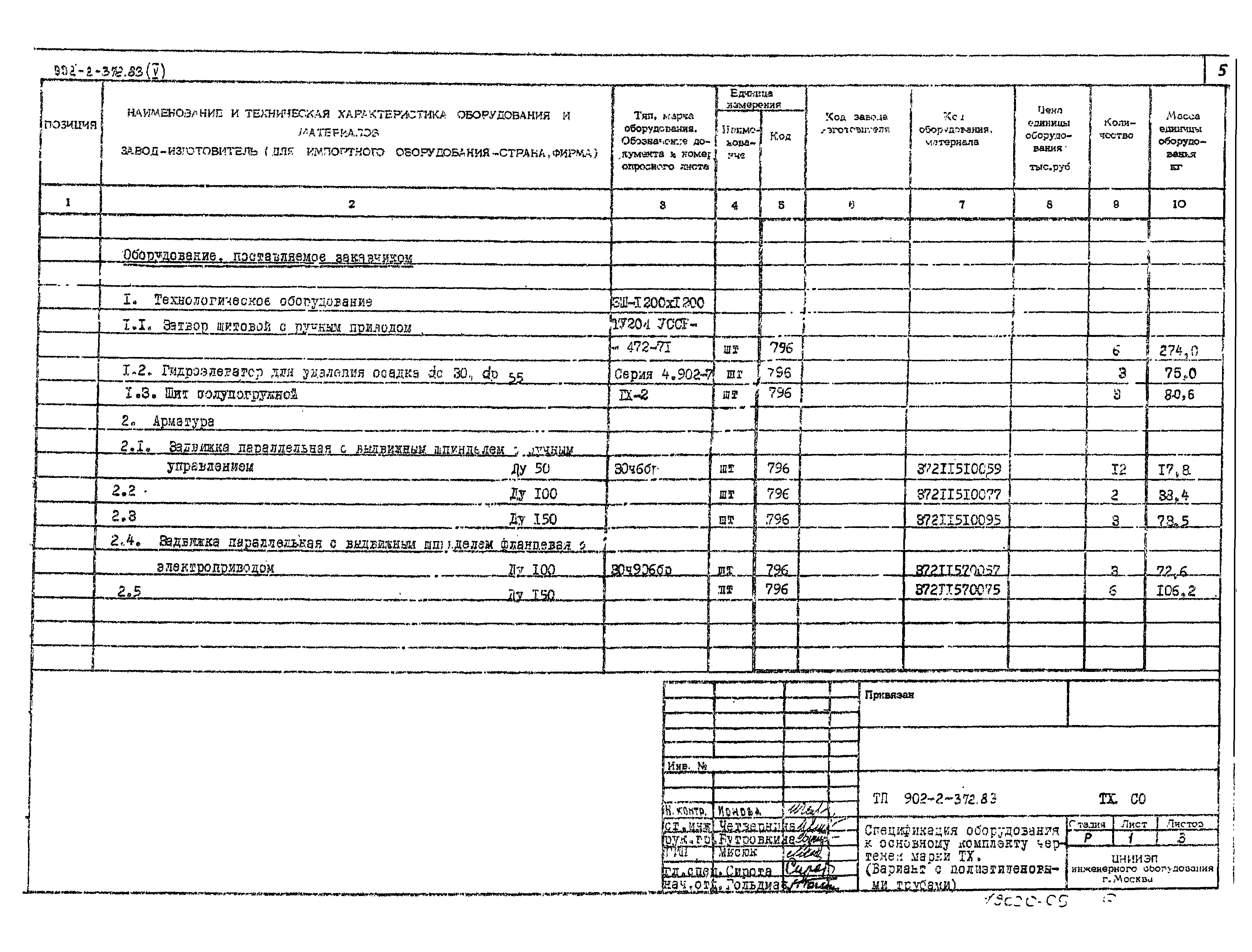 Типовой проект 902-2-372.83