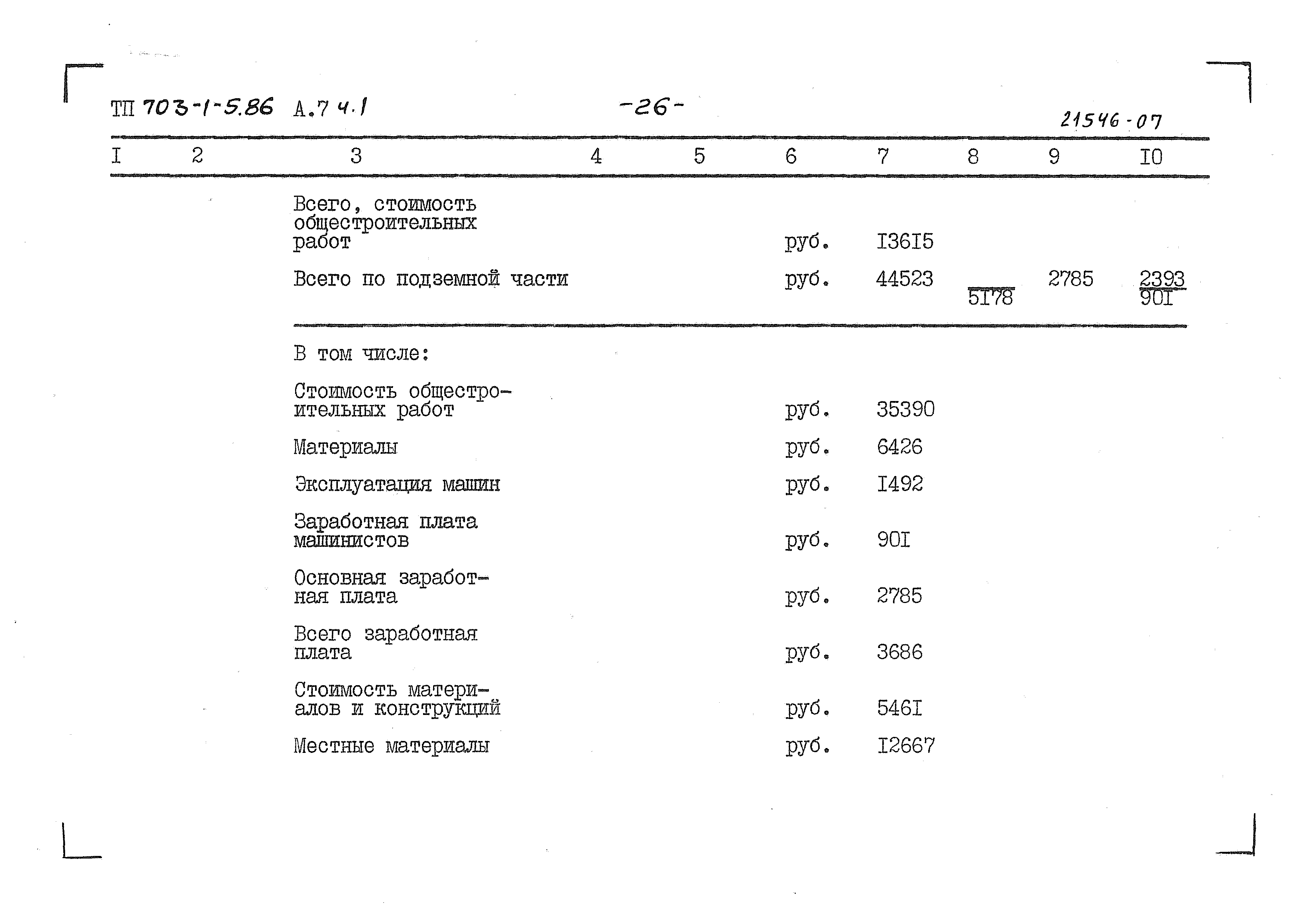 Типовой проект 703-1-5.86