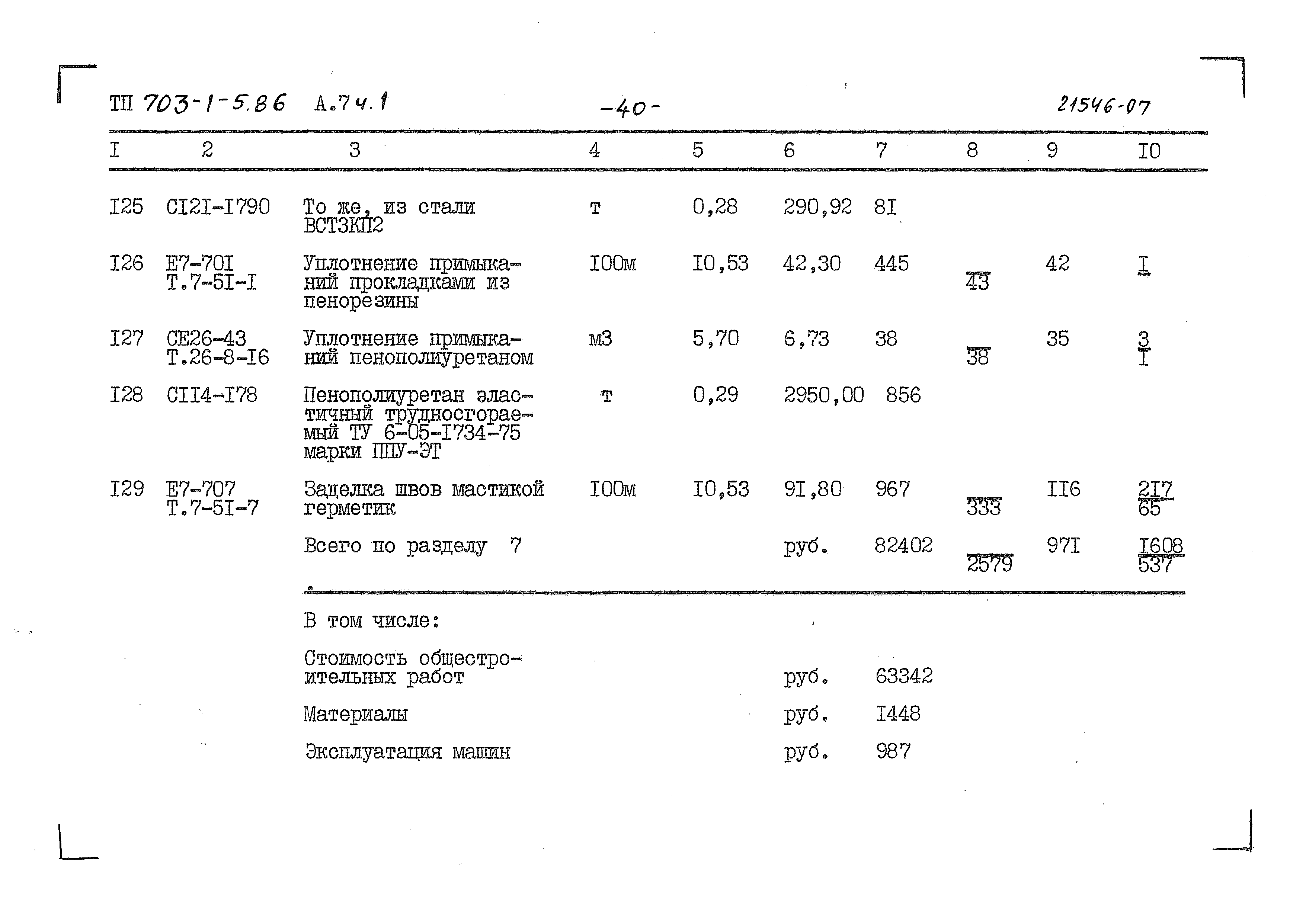 Типовой проект 703-1-5.86