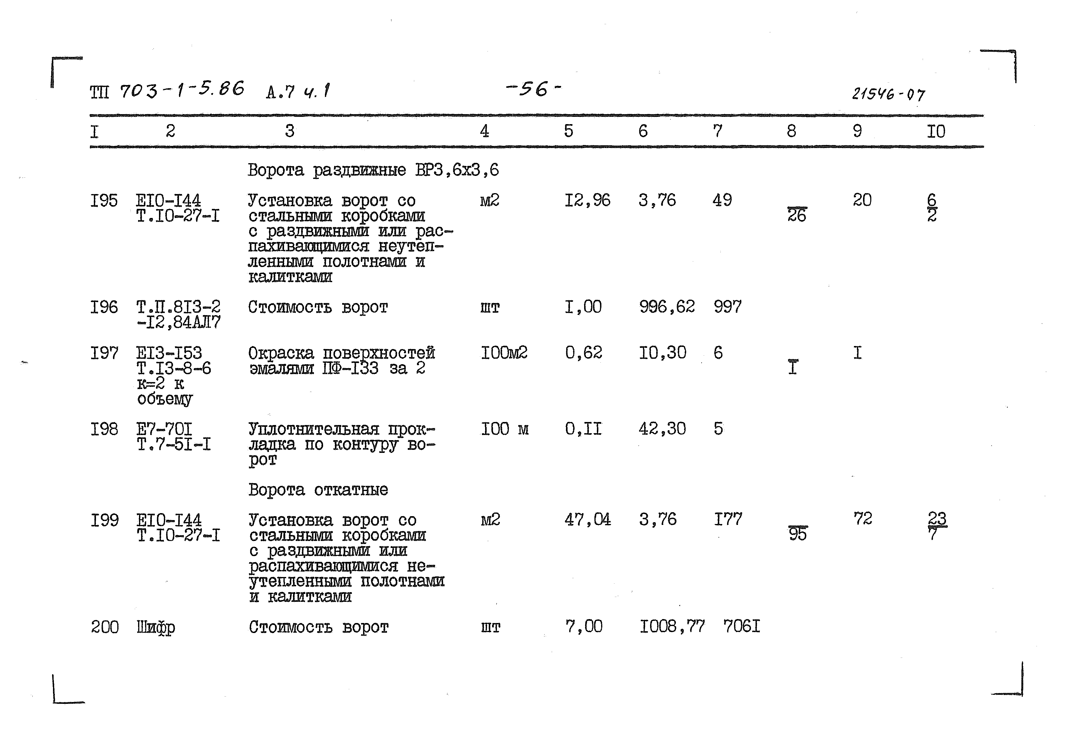 Типовой проект 703-1-5.86