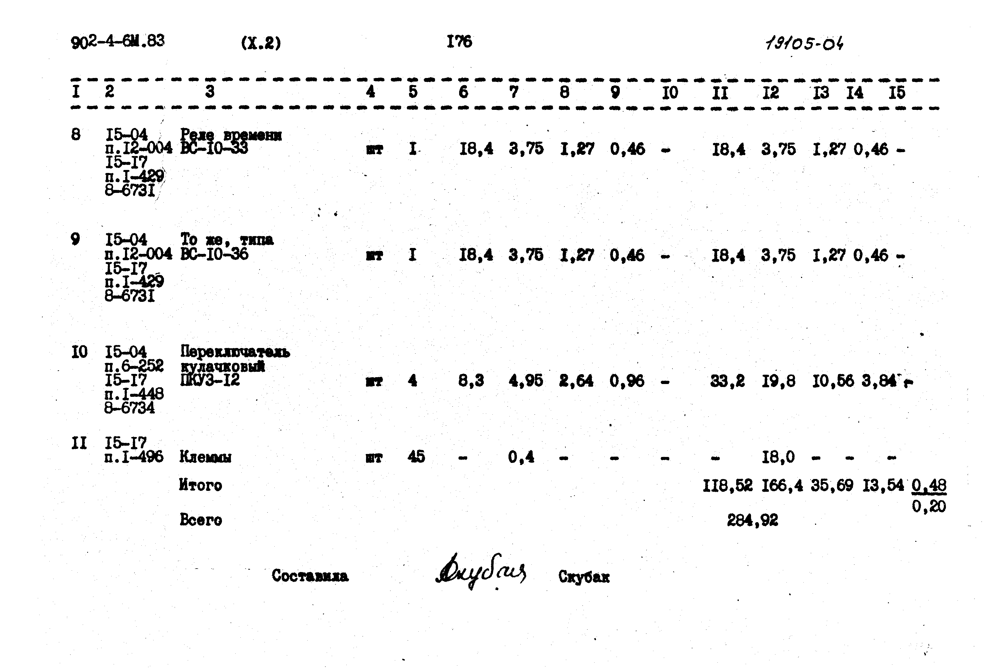 Типовой проект 902-4-6м.83