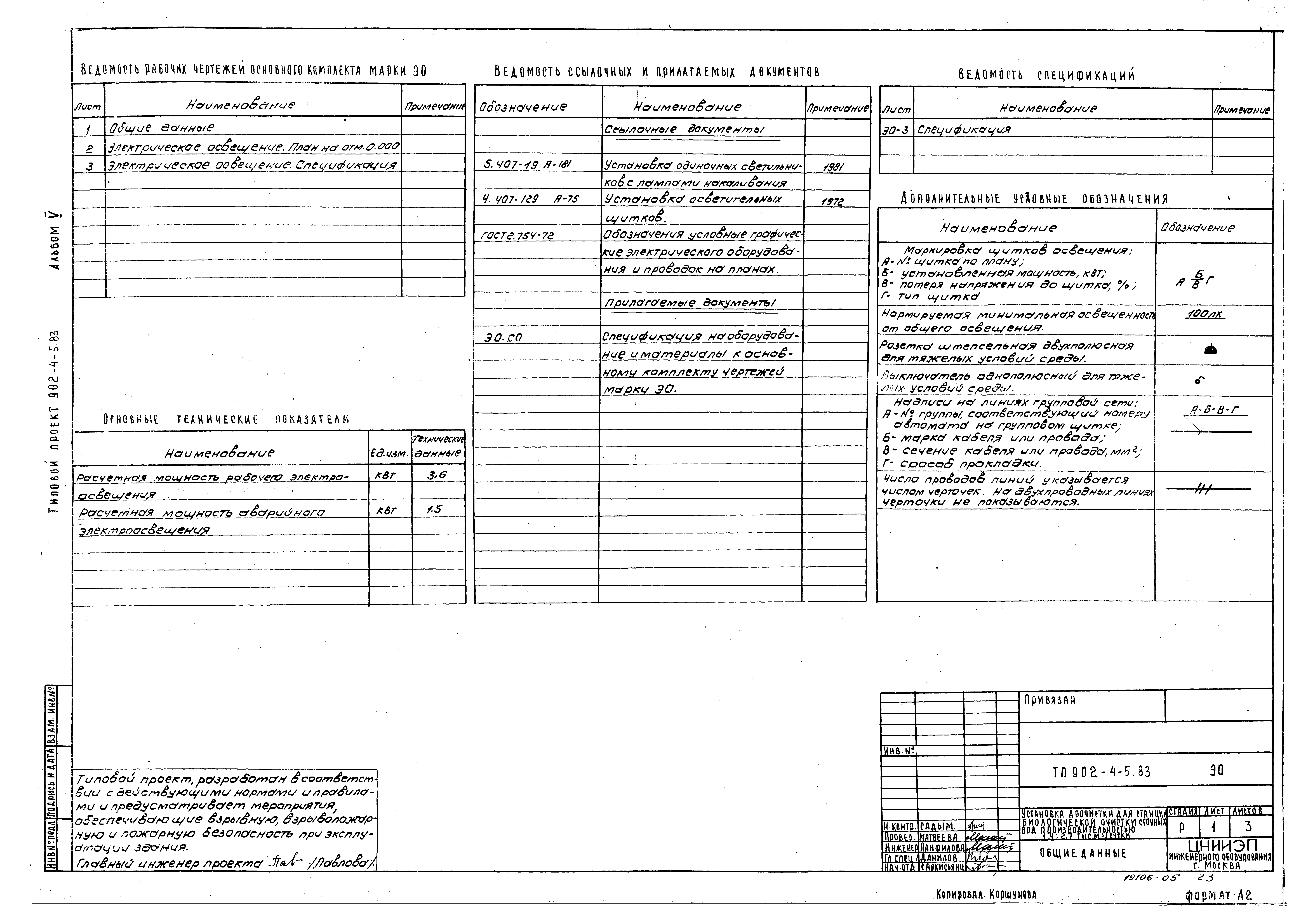 Типовой проект 902-4-6м.83