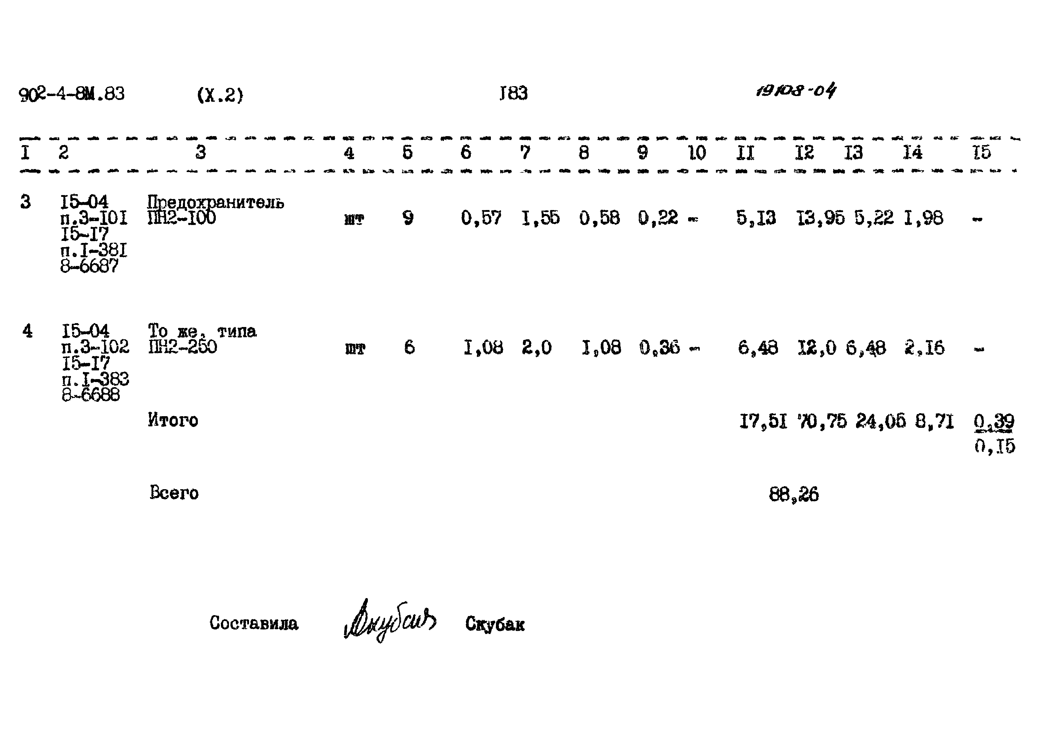 Типовой проект 902-4-8м.83