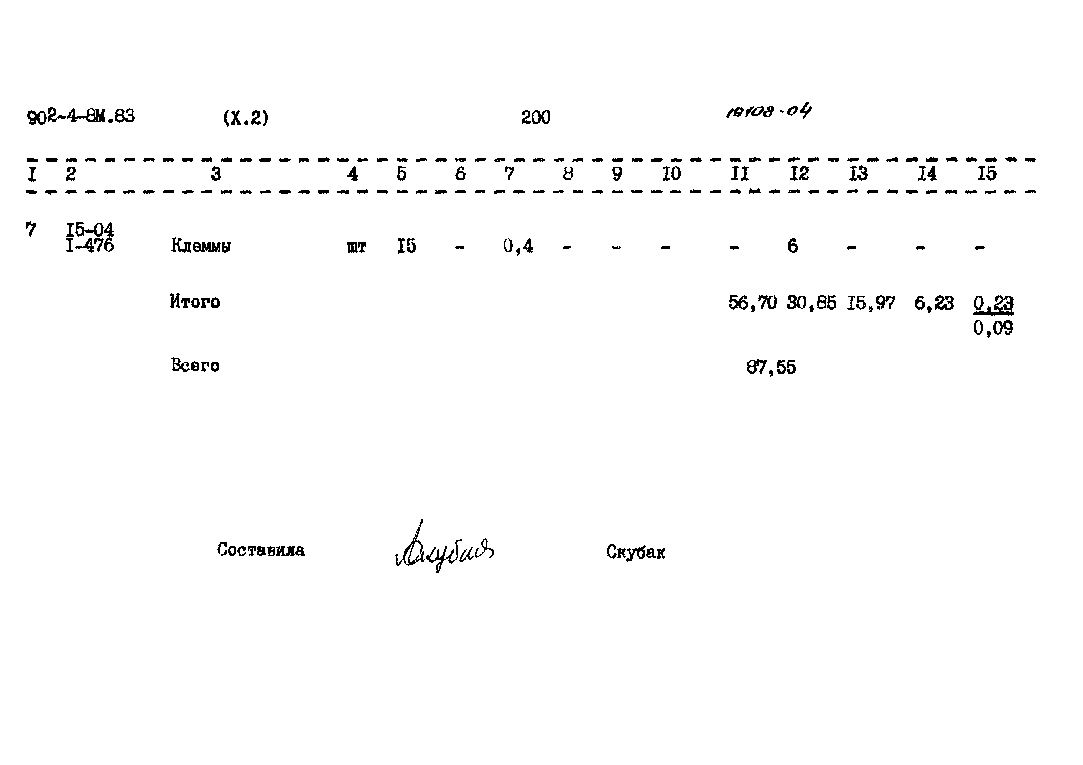 Типовой проект 902-4-8м.83