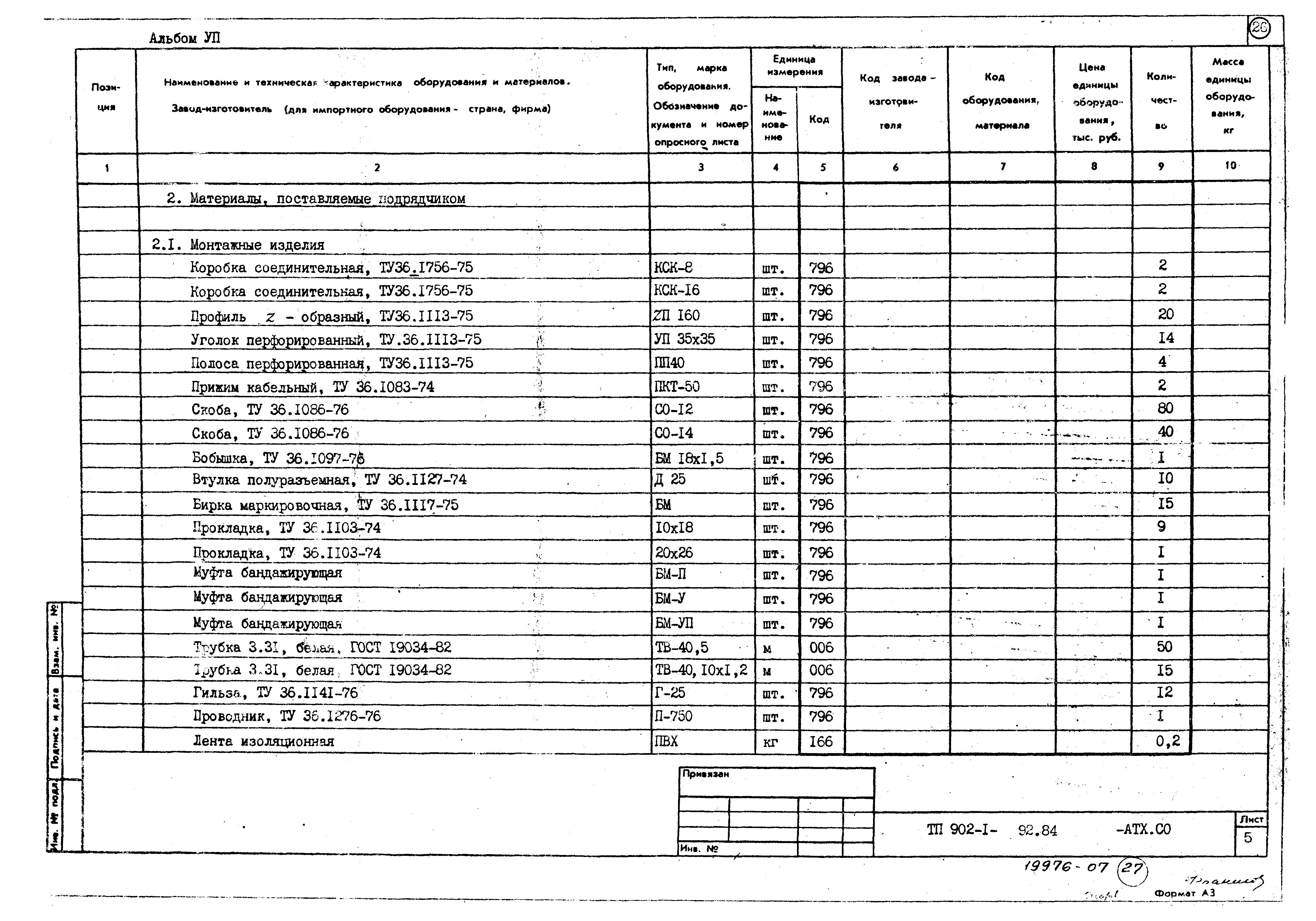 Типовой проект 902-1-95.84