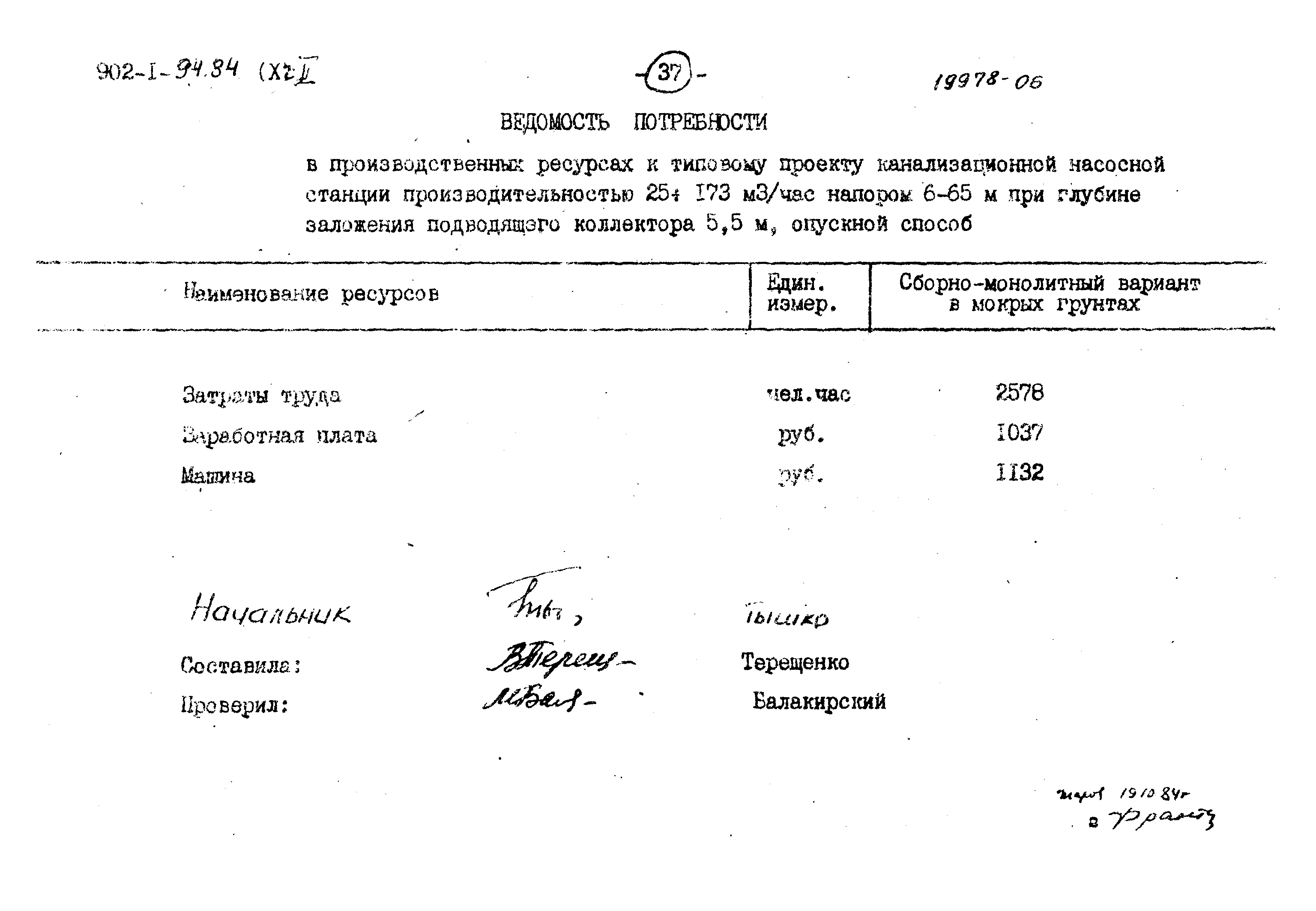 Типовой проект 902-1-94.84