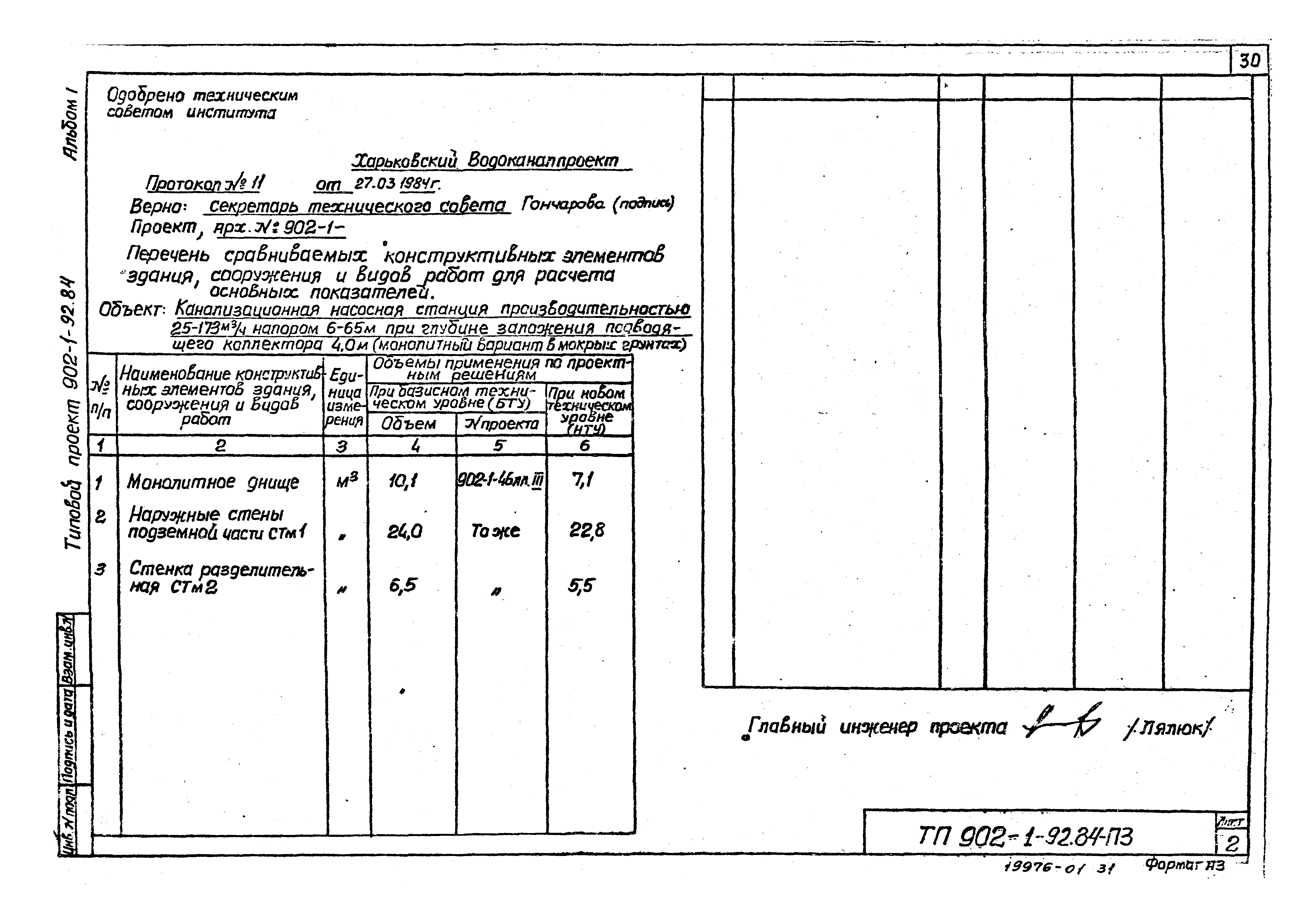 Типовой проект 902-1-92.84