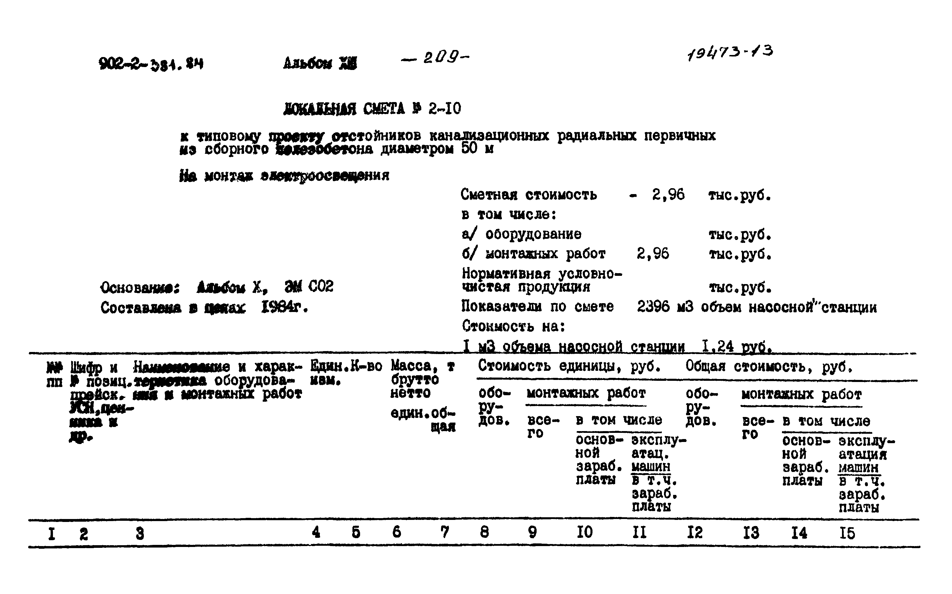 Типовой проект 902-2-381.84