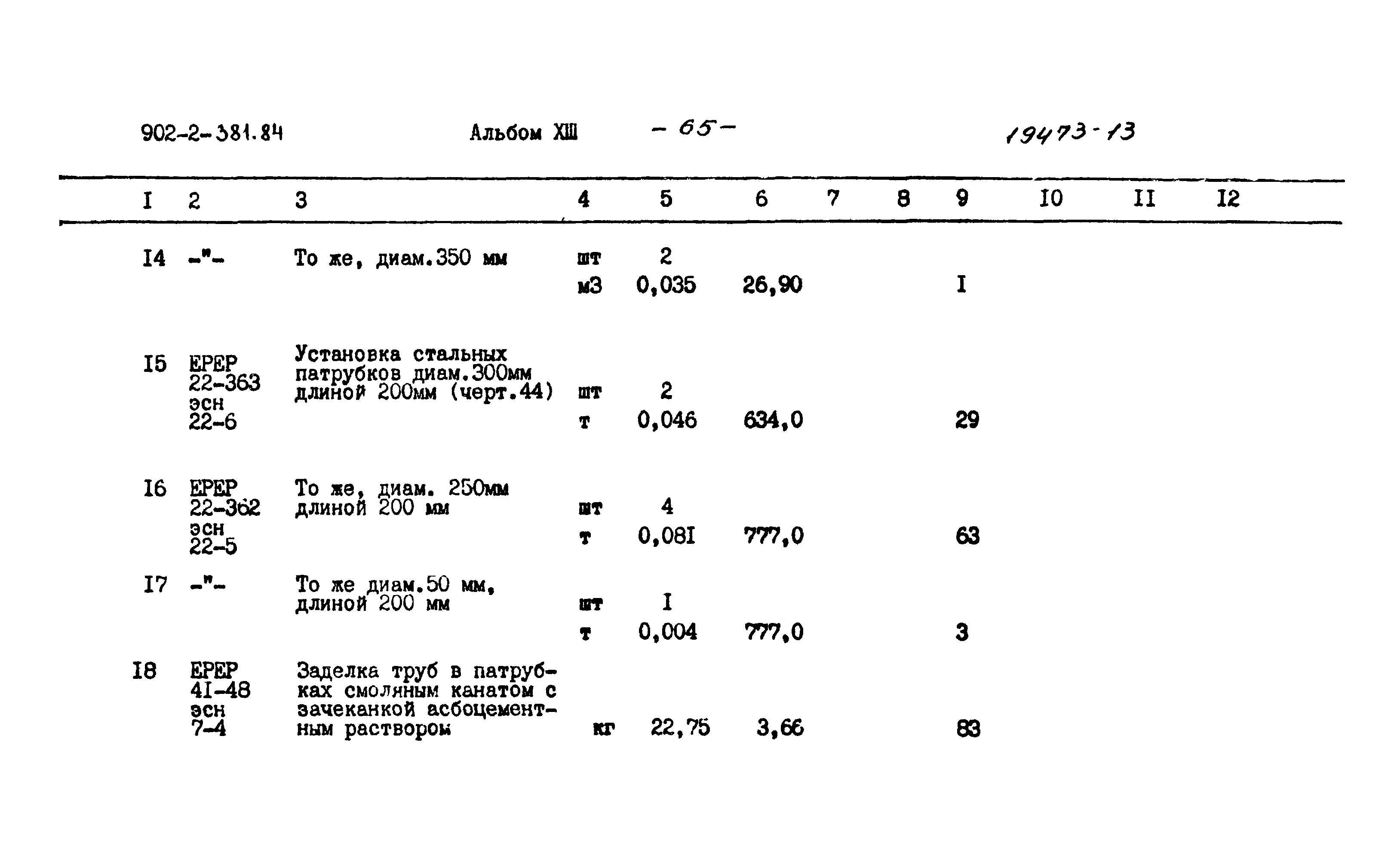 Типовой проект 902-2-381.84