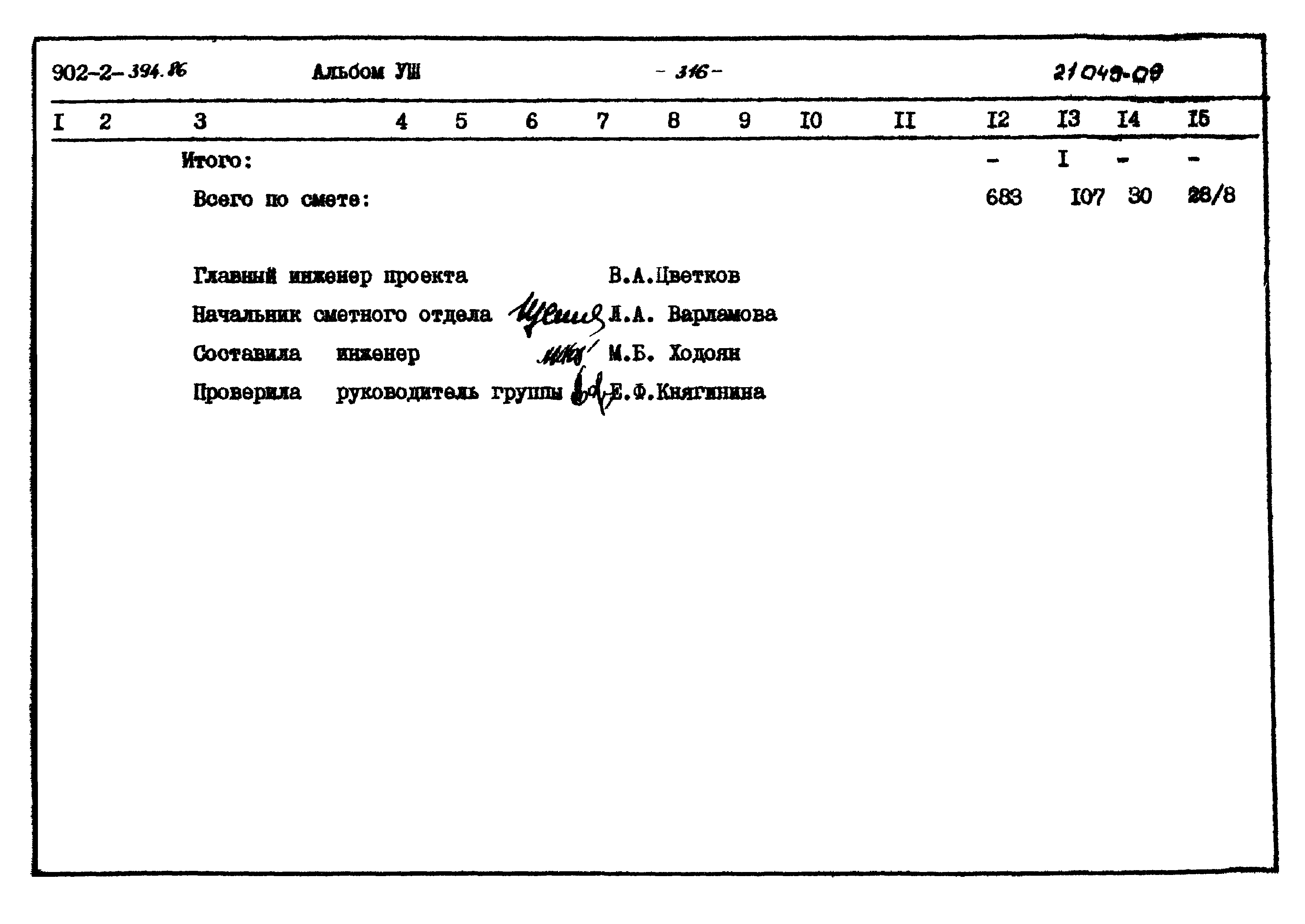 Типовой проект 902-2-394.86