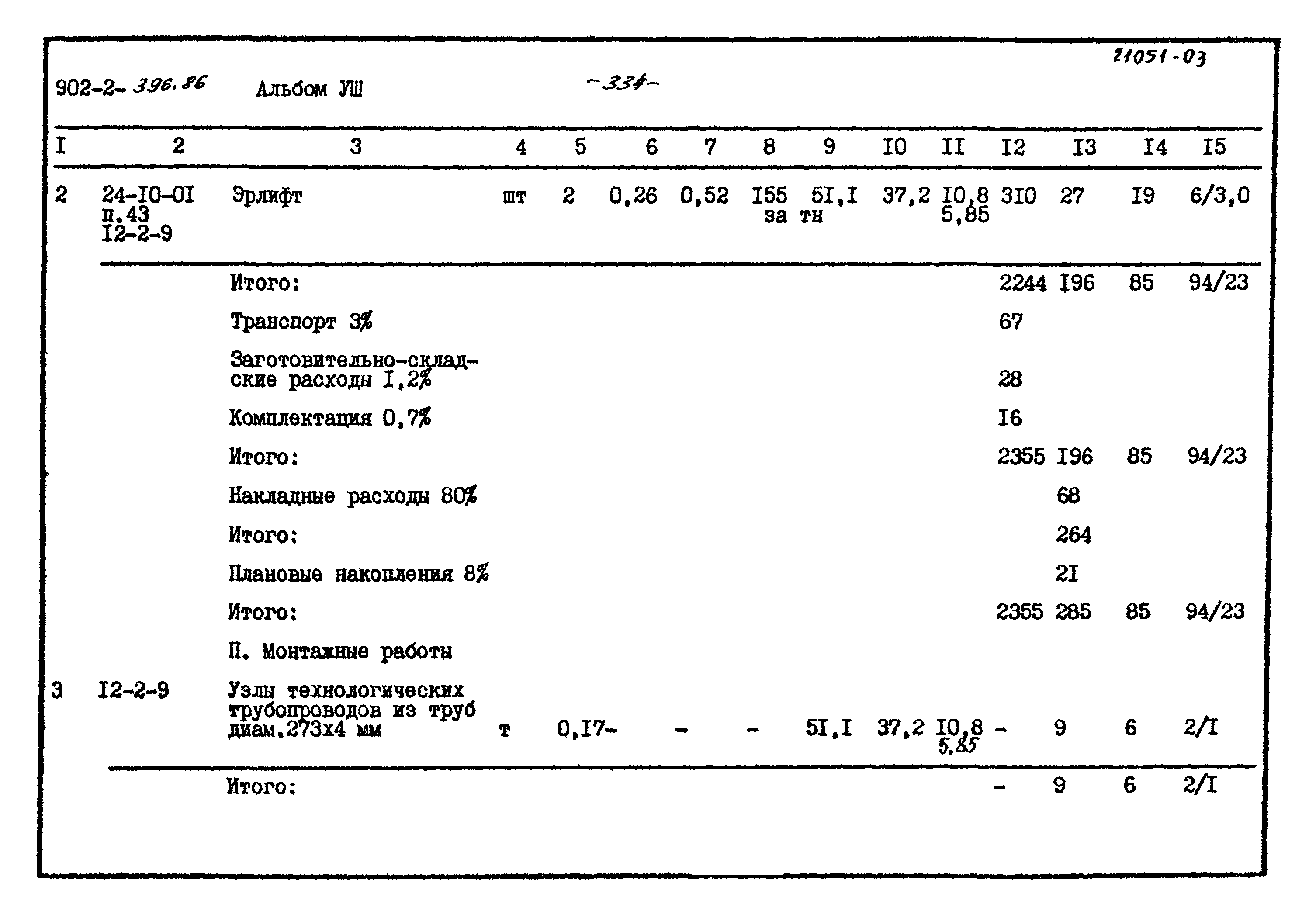 Типовой проект 902-2-396.86