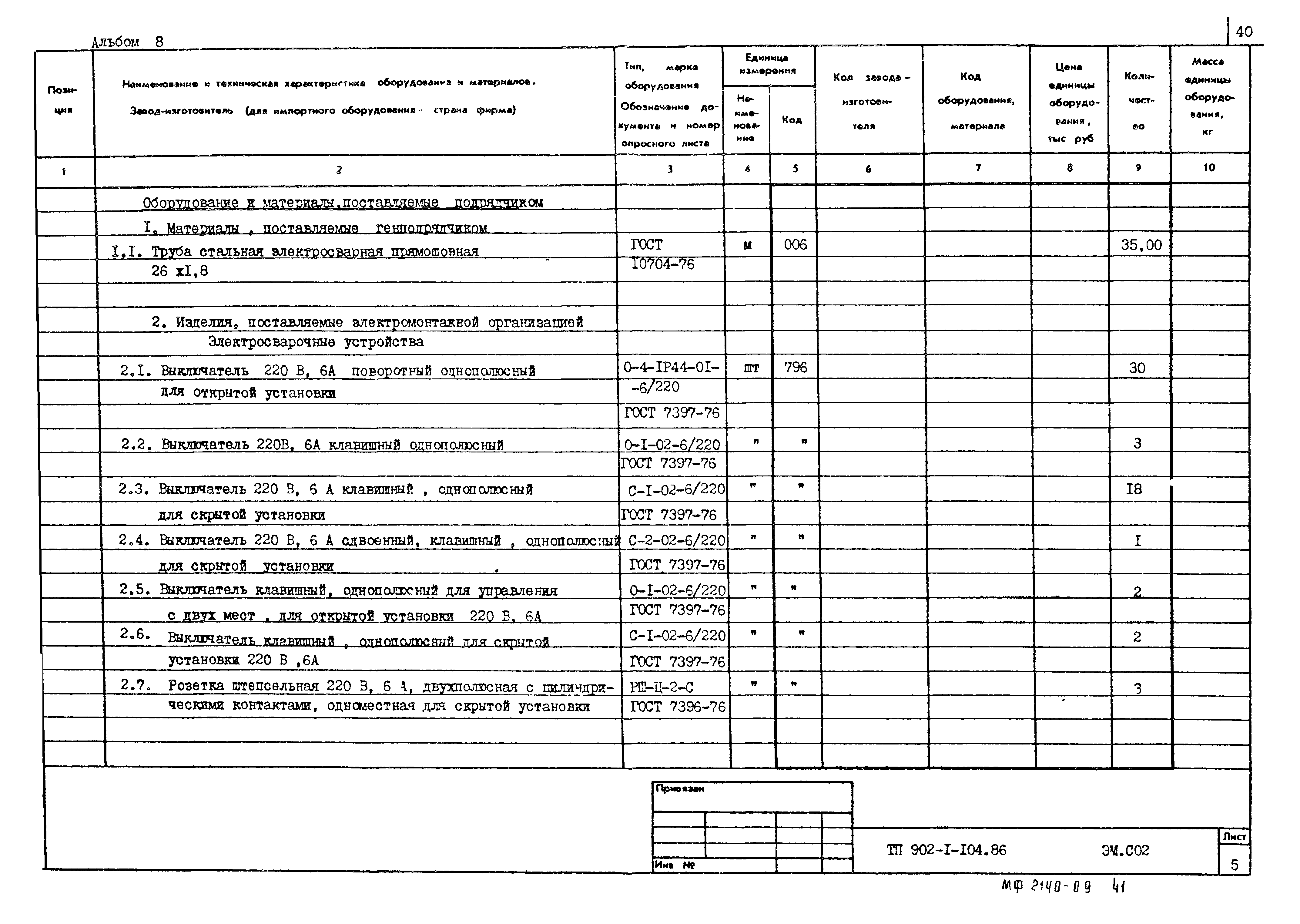 Типовой проект 902-1-104.86