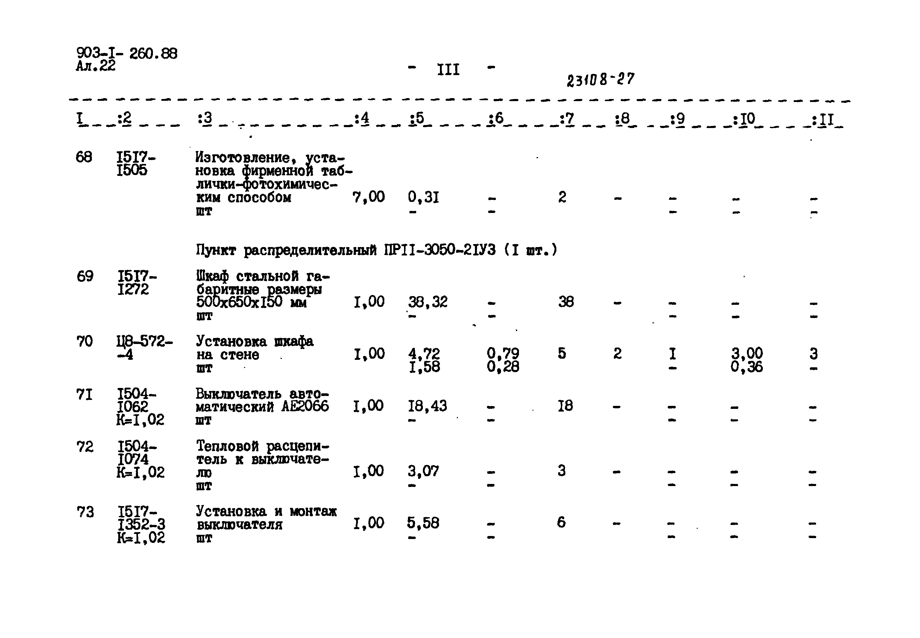 Типовой проект 903-1-260.88