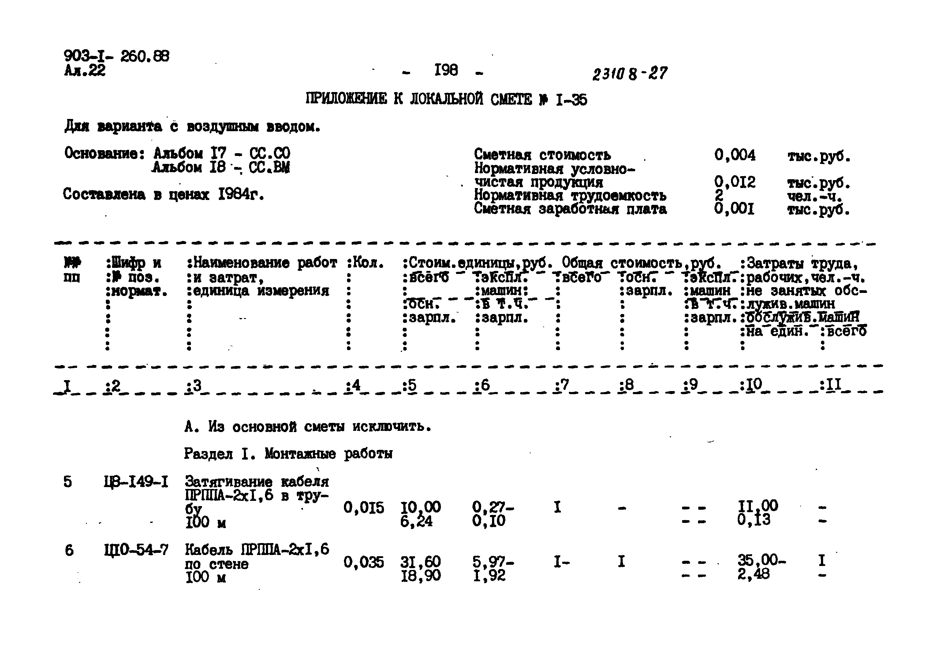 Типовой проект 903-1-260.88