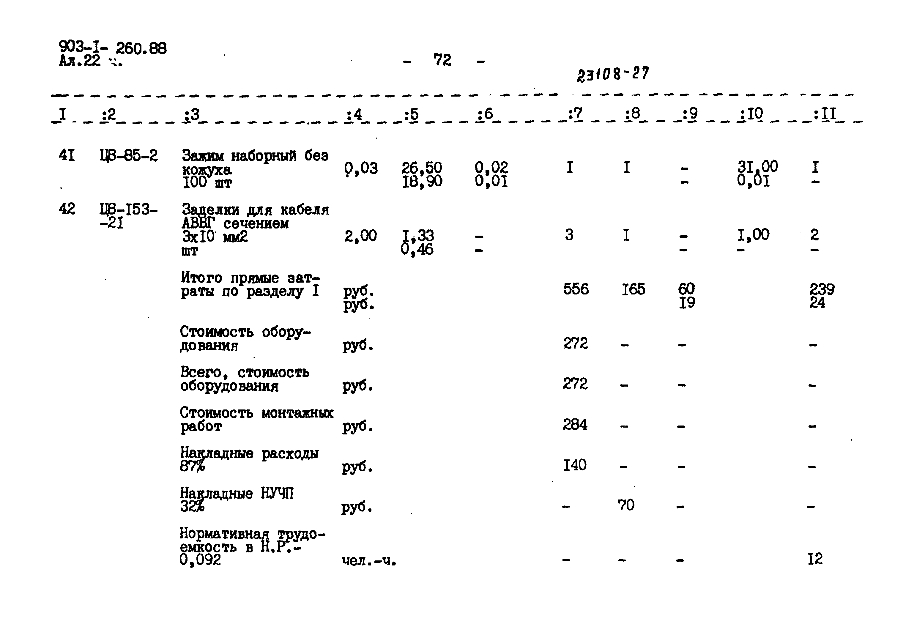 Типовой проект 903-1-260.88