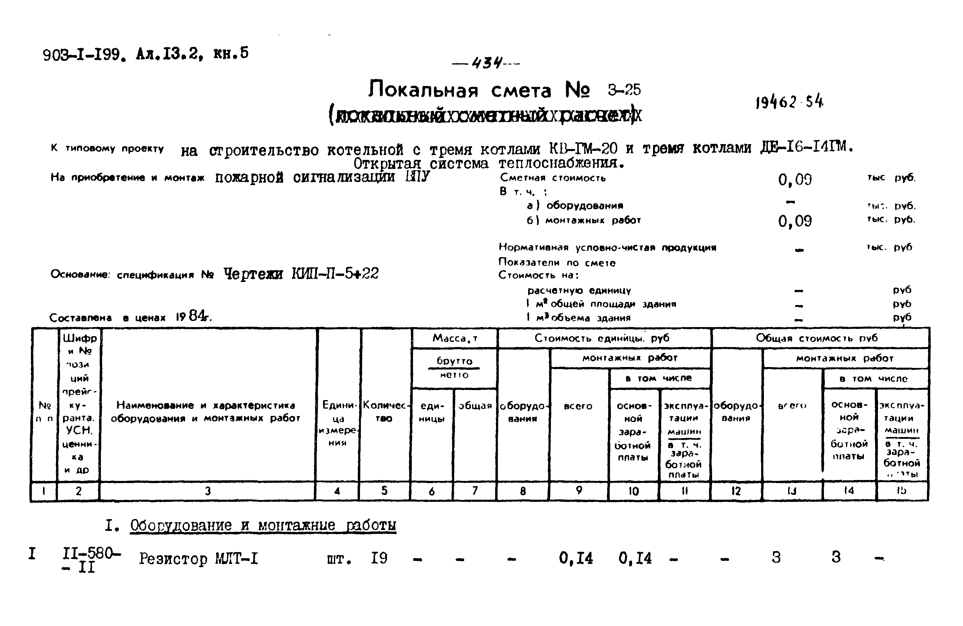 сметная расценка на установку пожарного шкафа