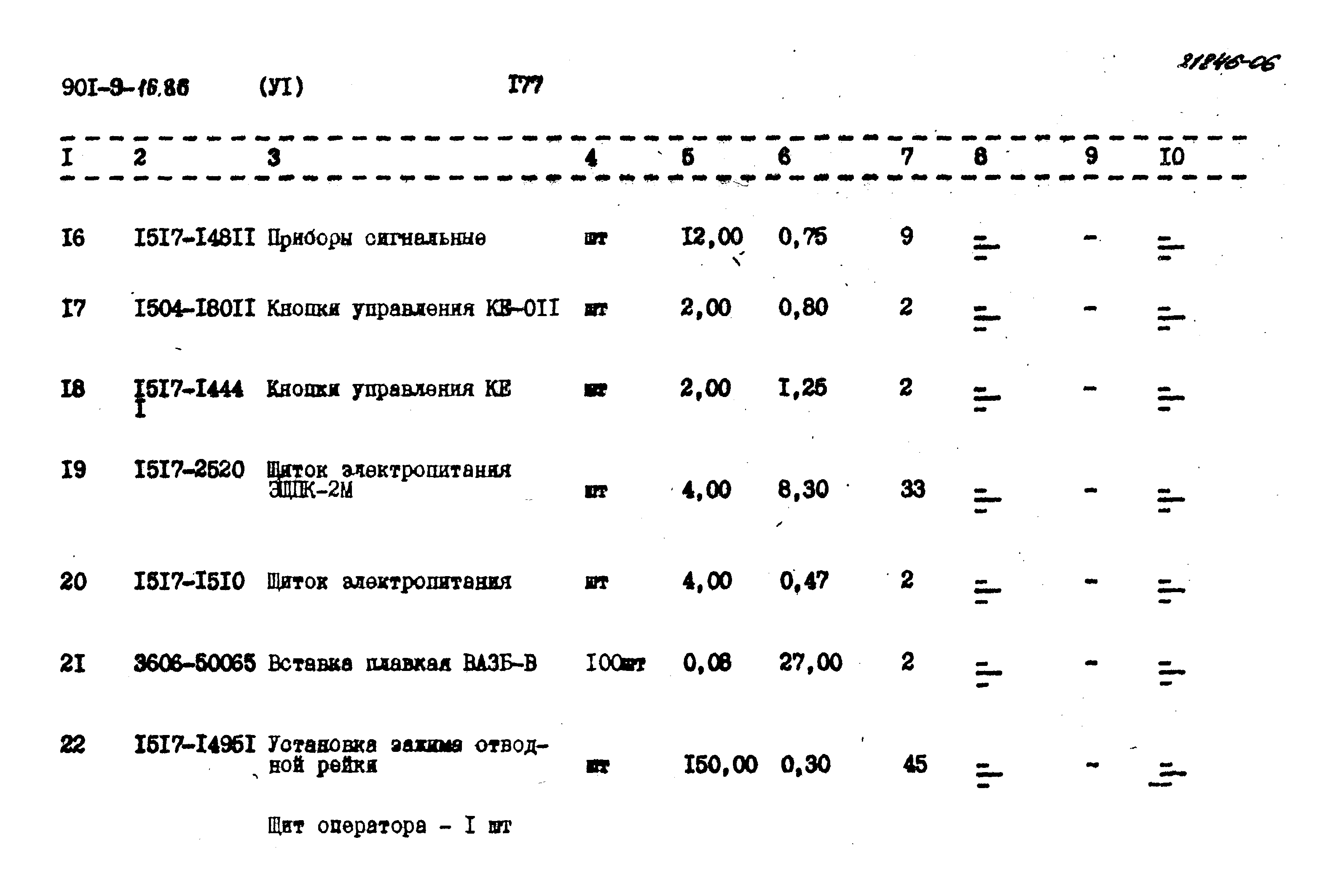 Типовой проект 901-9-16.86