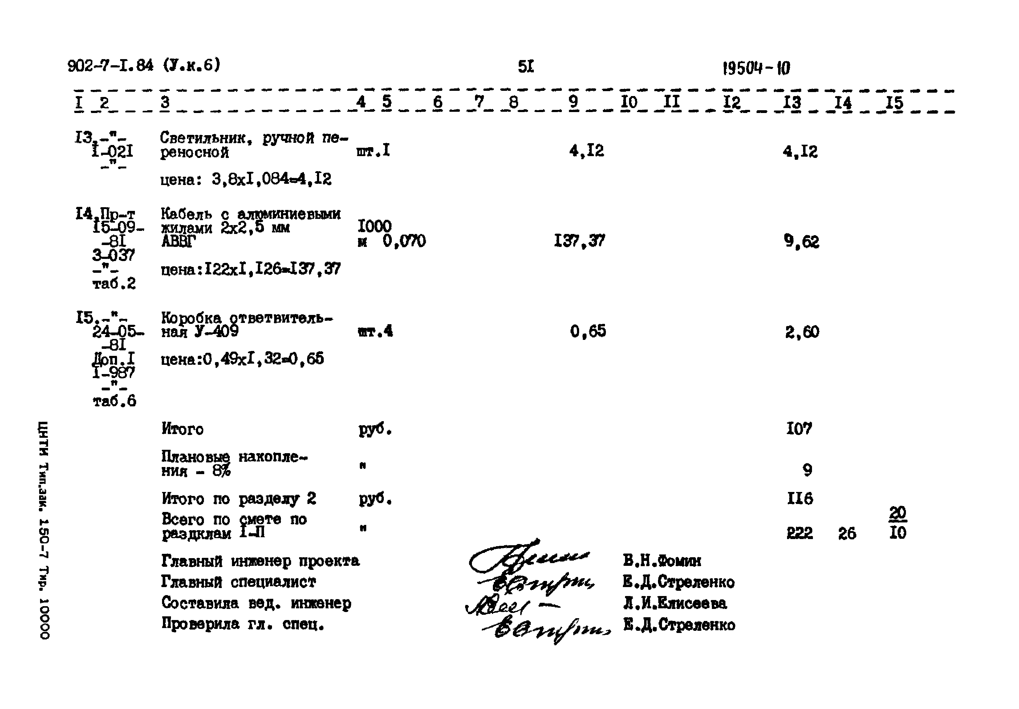 Типовой проект 902-7-1.84