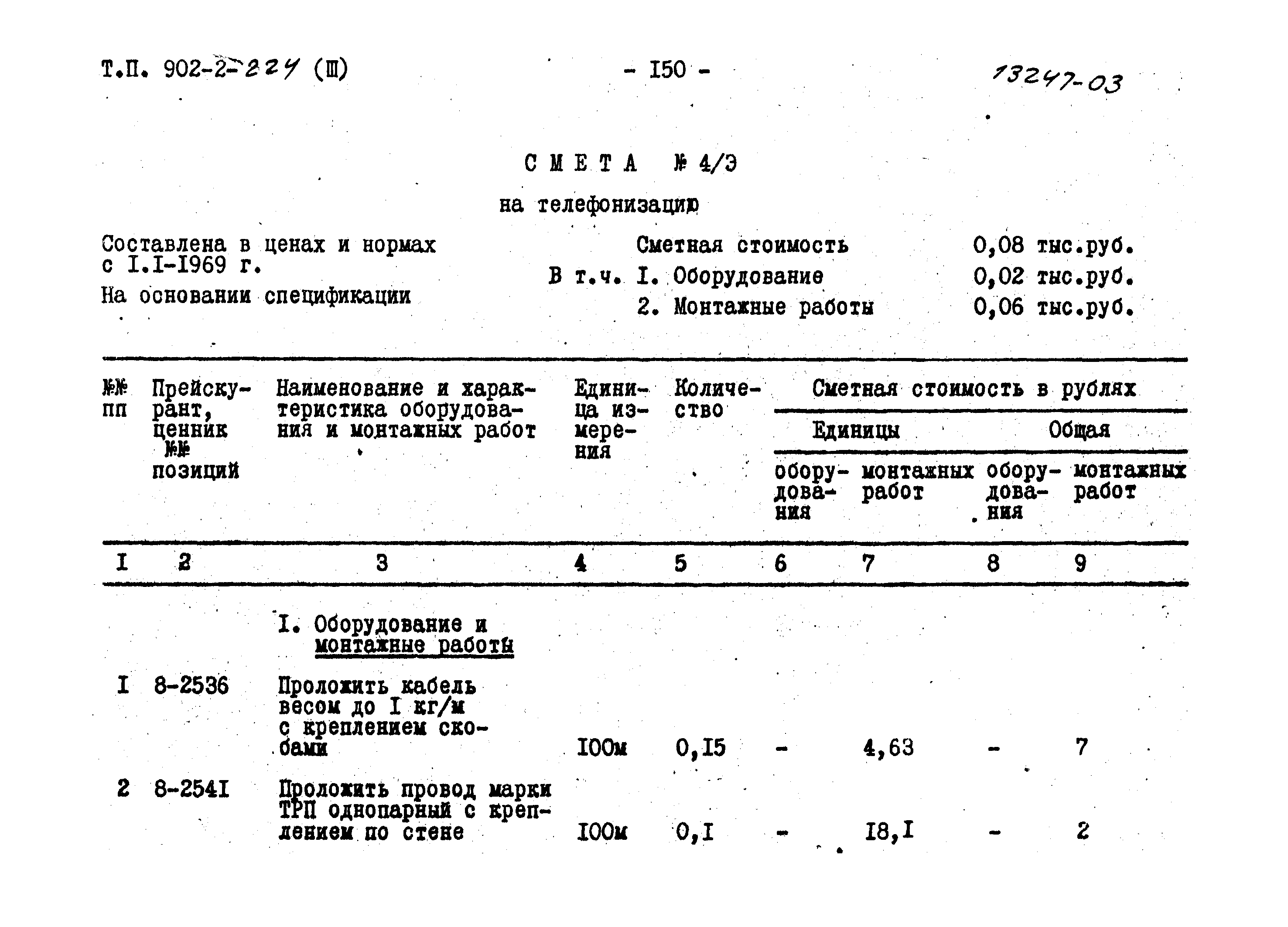 Типовой проект 902-2-224