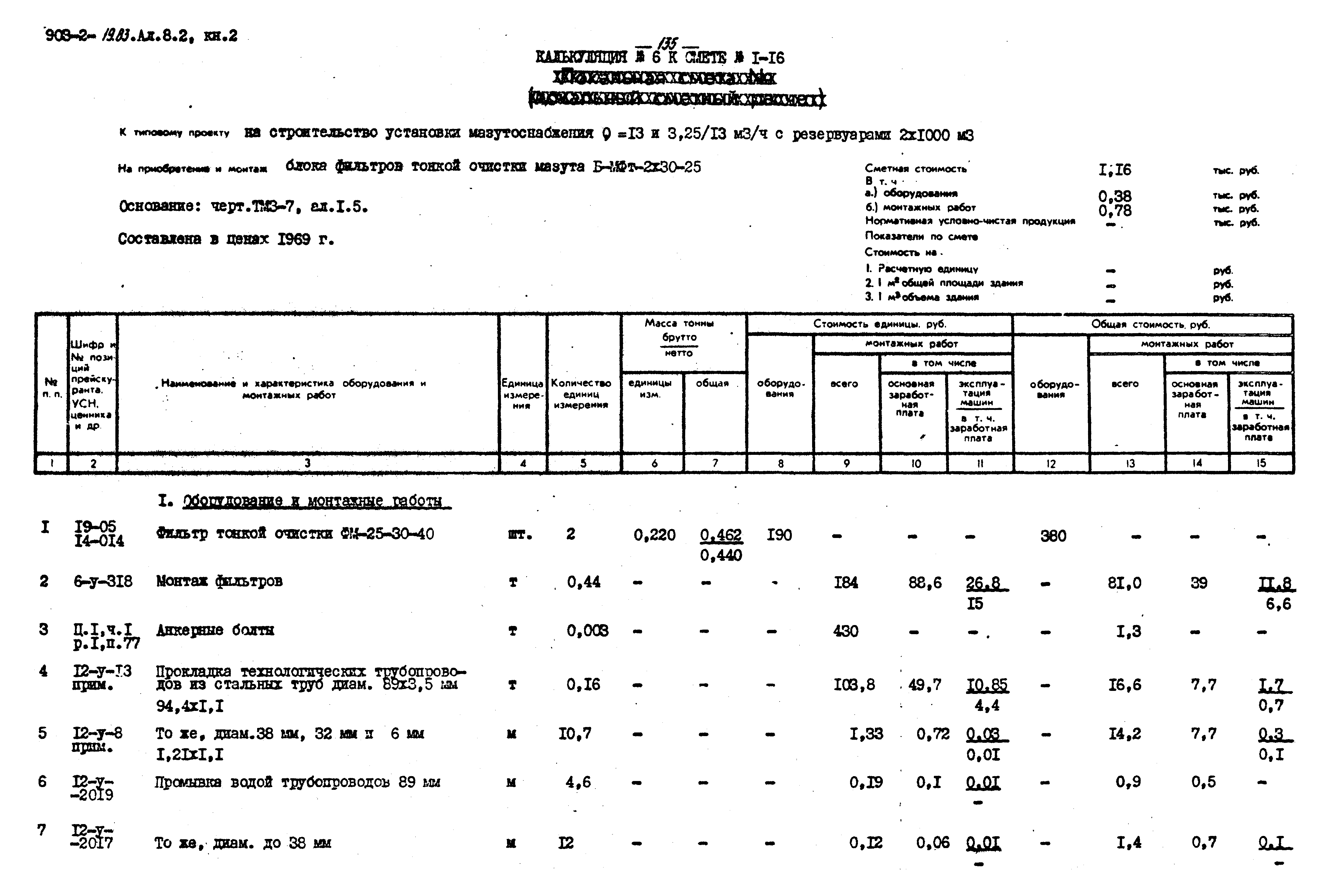 Типовой проект 903-2-19.83