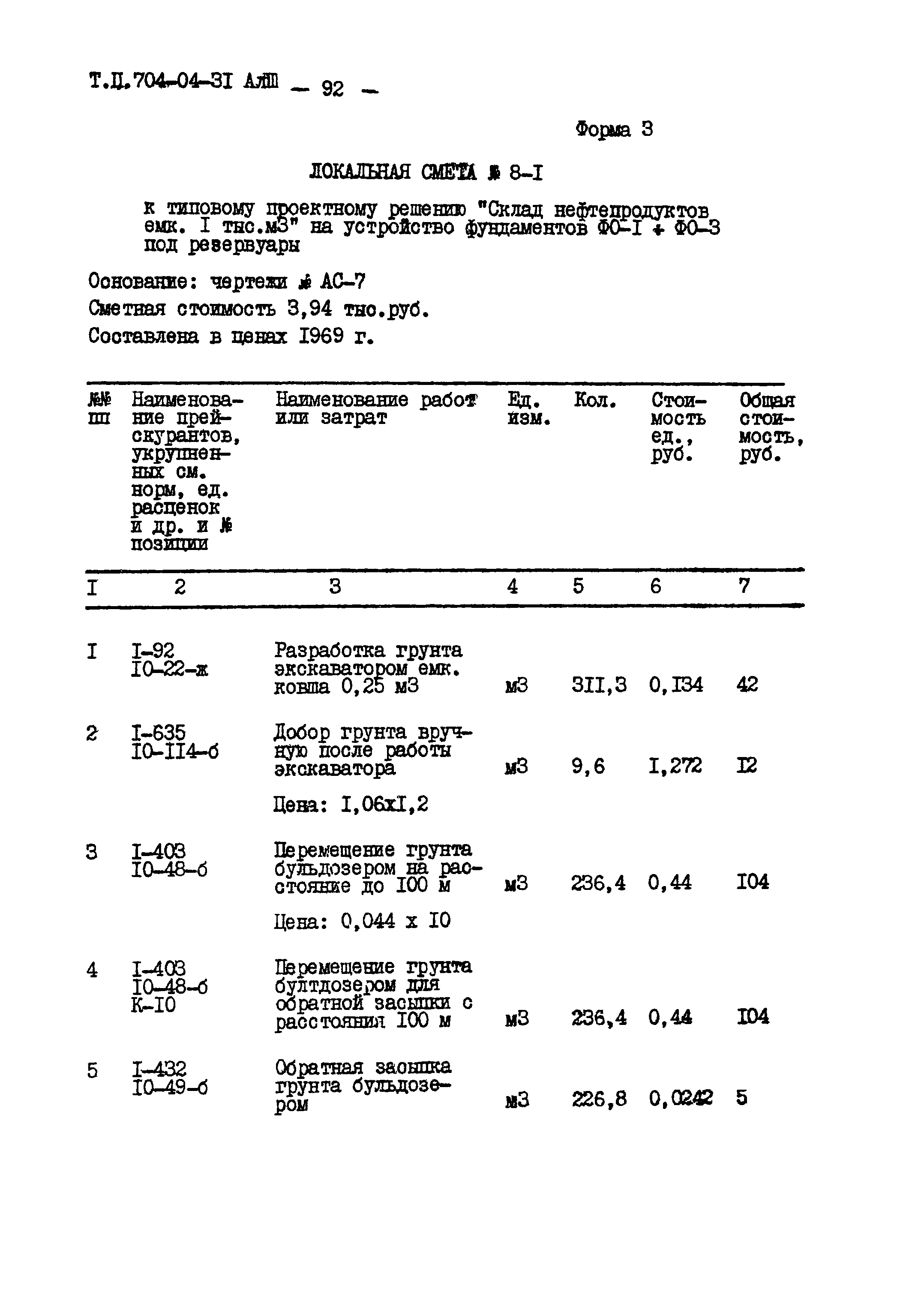 Типовые проектные решения 704-04-31