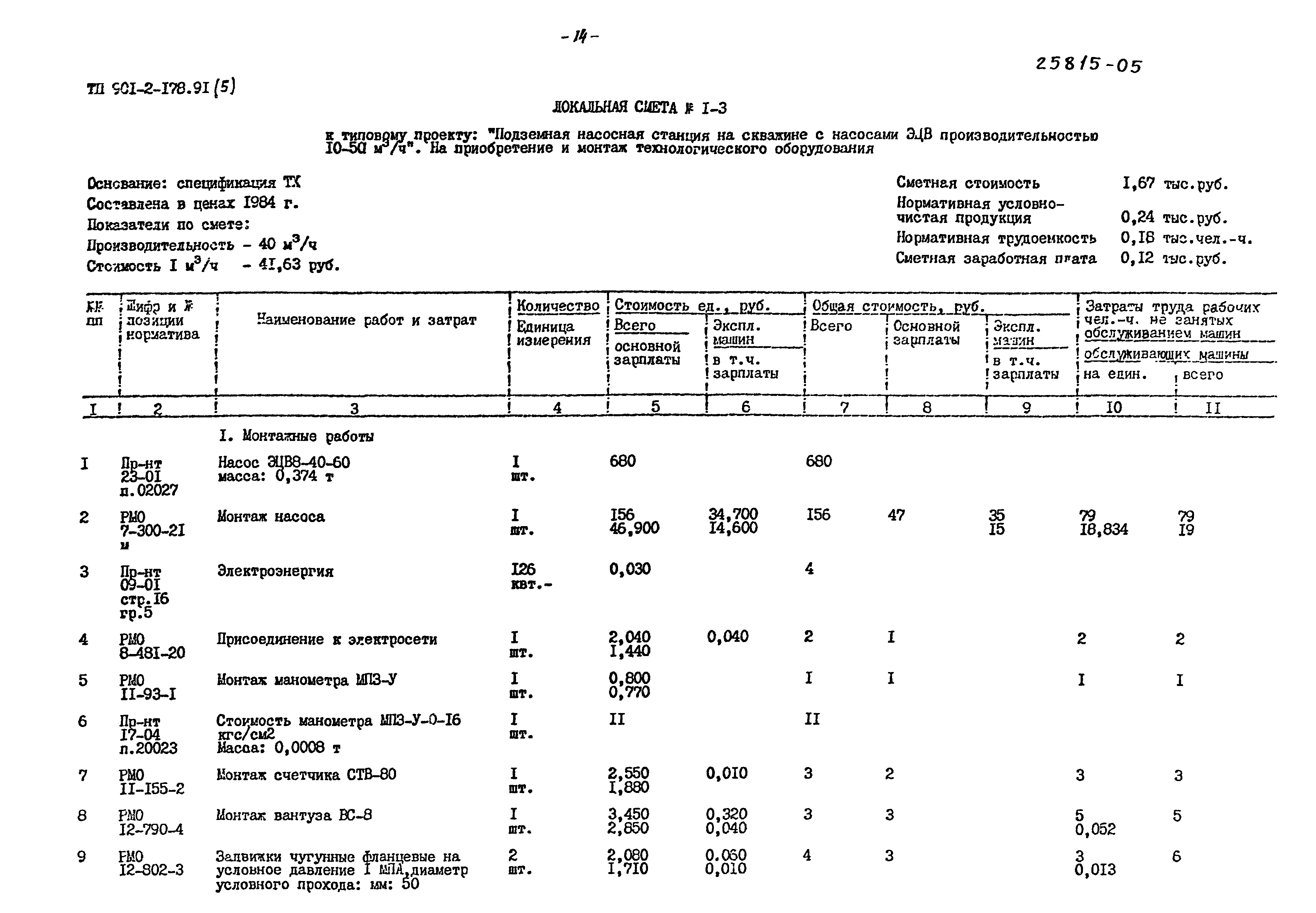 Типовой проект 901-2-178.91