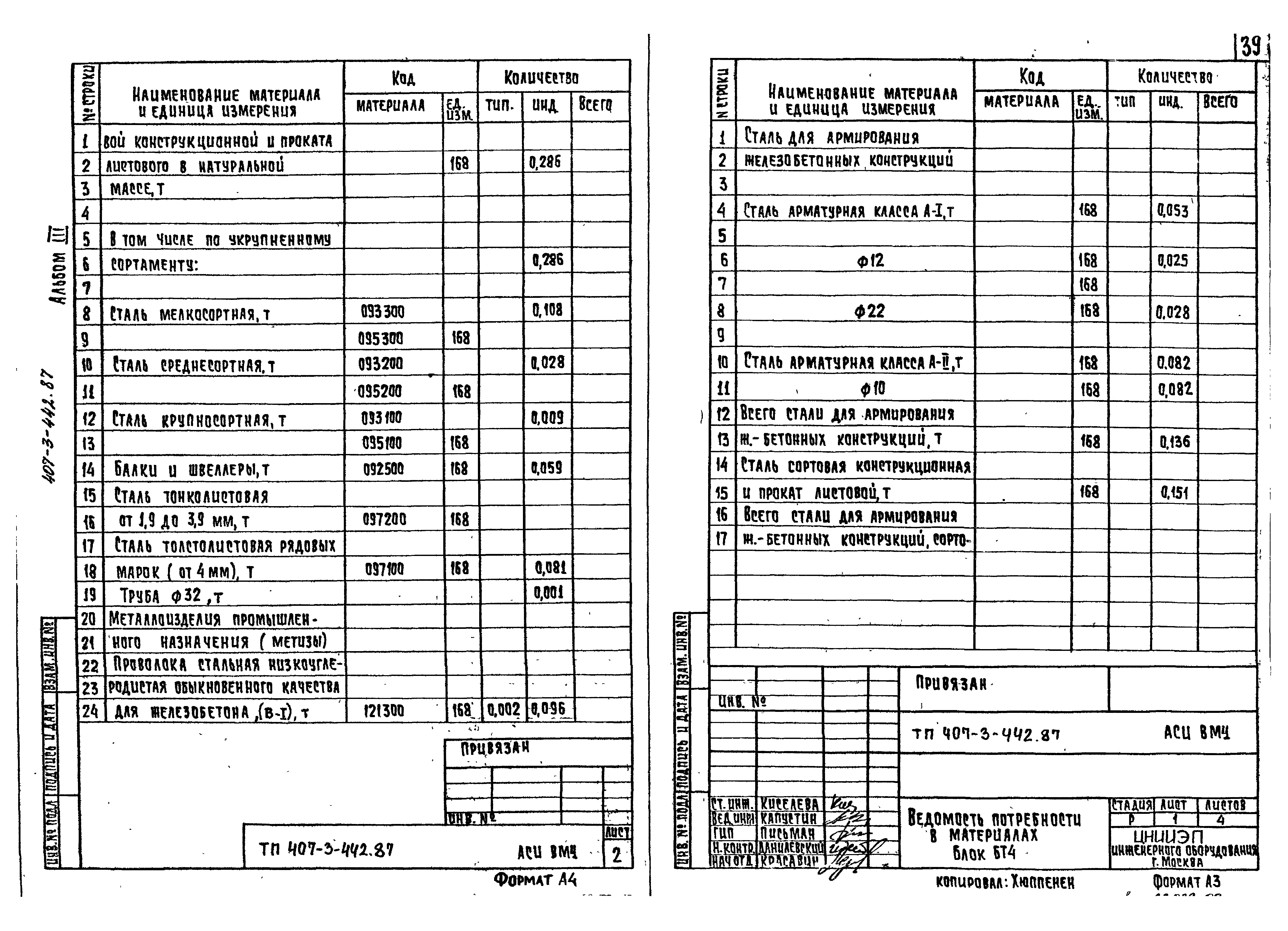 Типовой проект 407-3-442.87