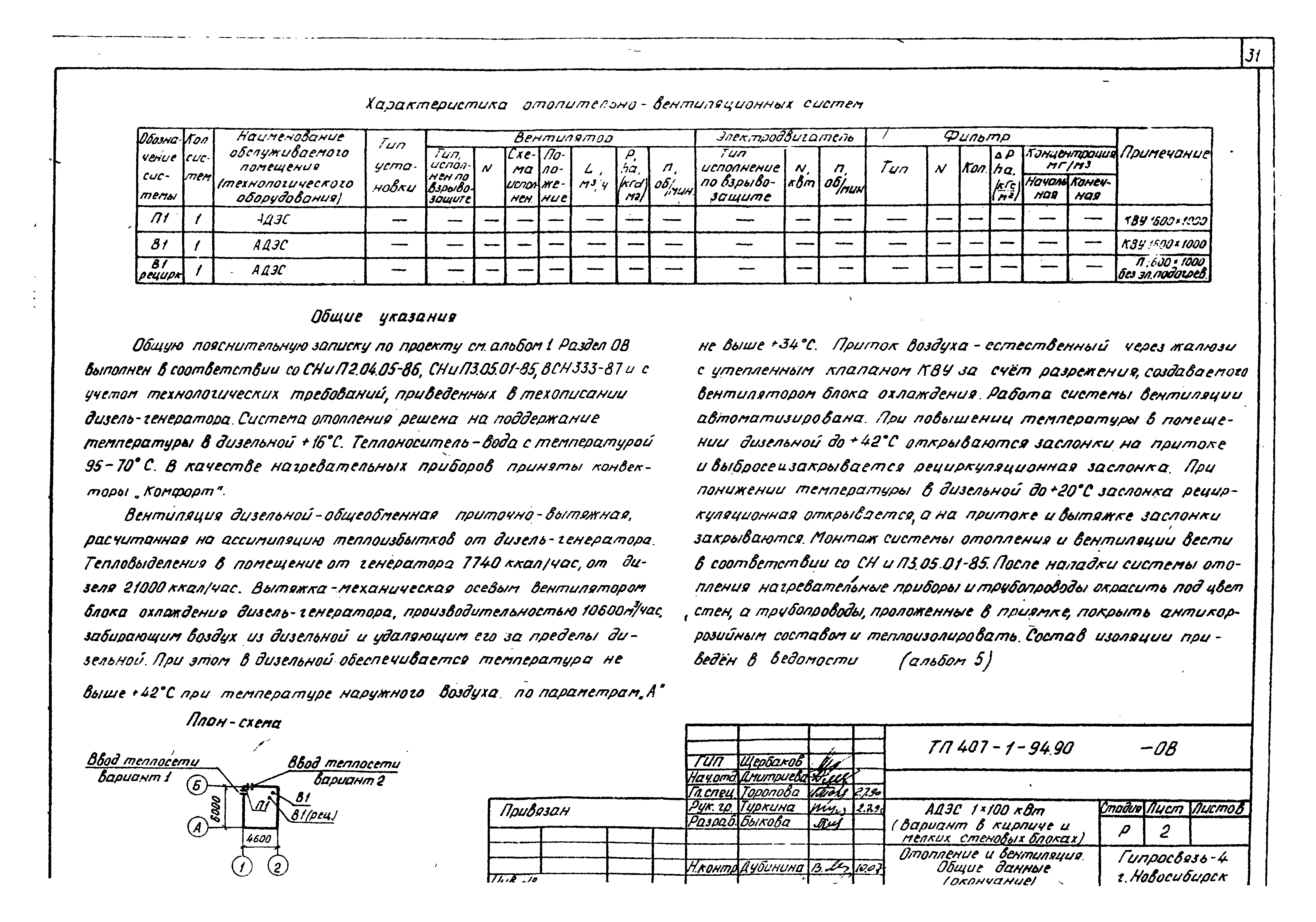 Типовой проект 407-1-94.90