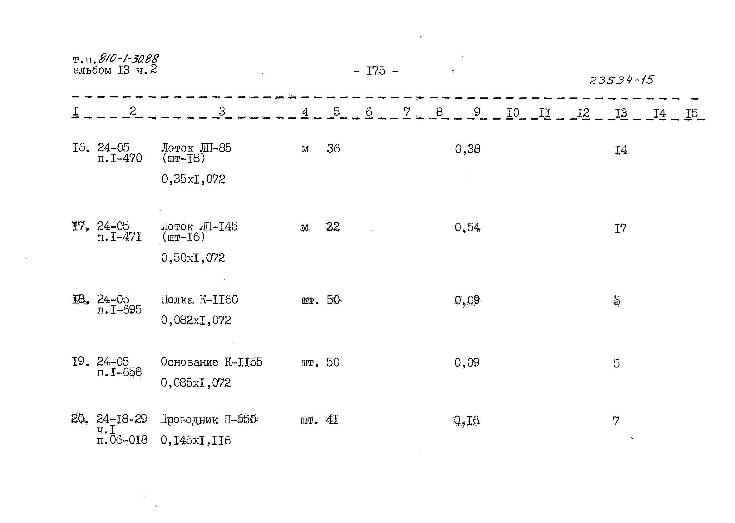 Типовой проект 810-1-30.88