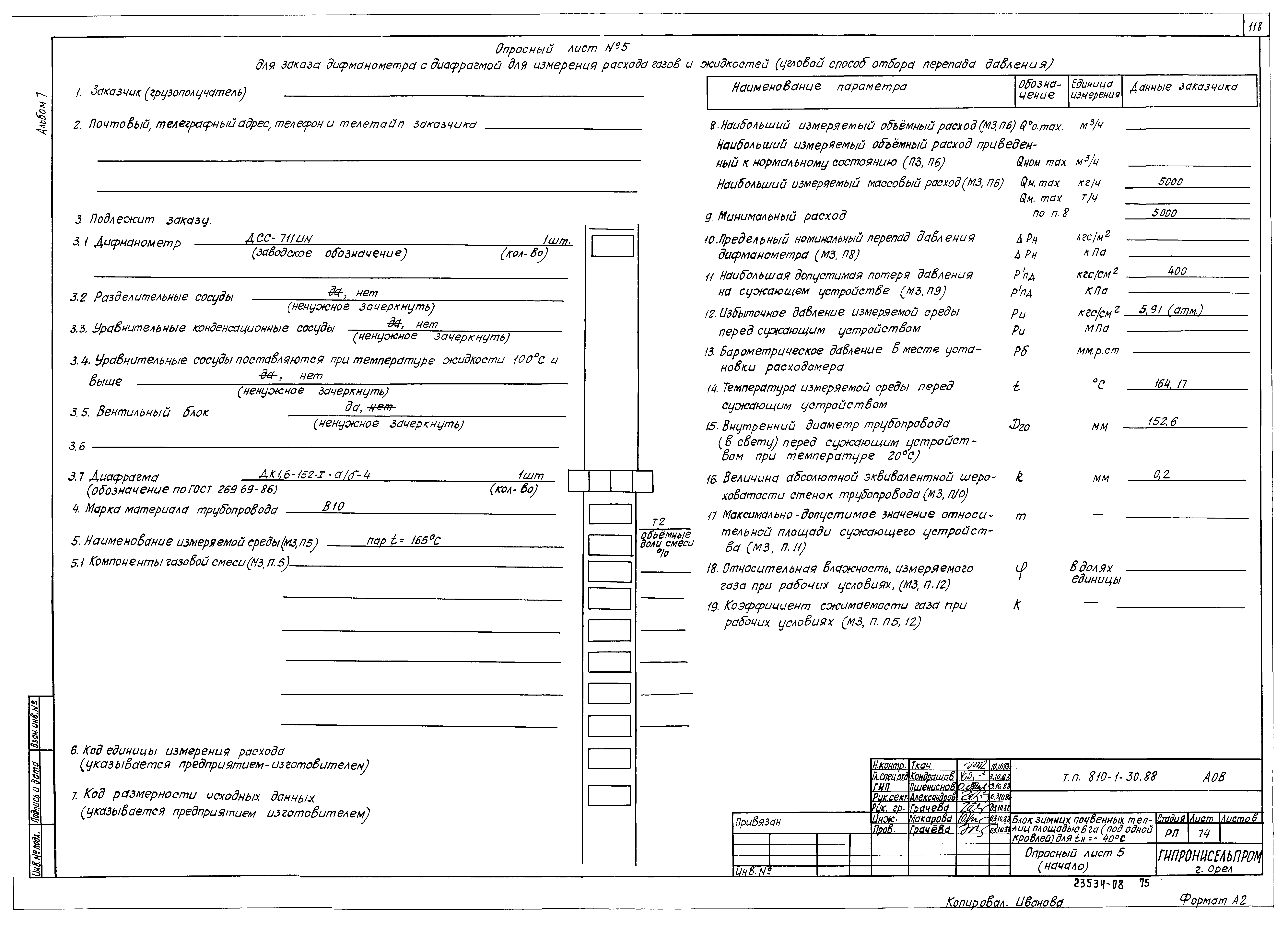 опросный лист на шкаф автоматики