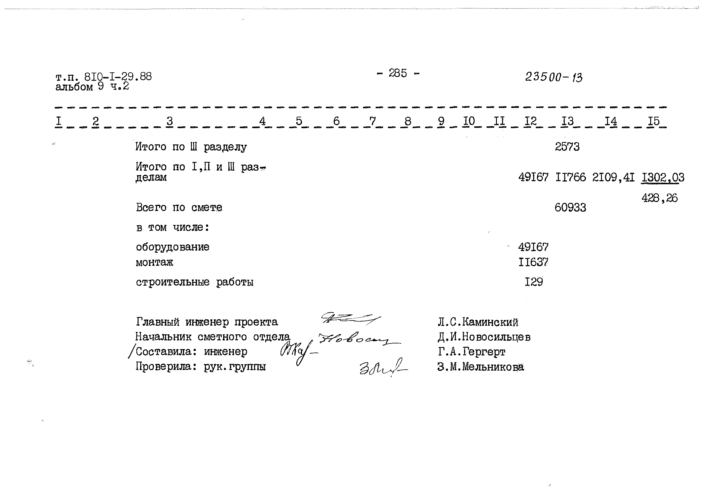 Типовой проект 810-1-29.88