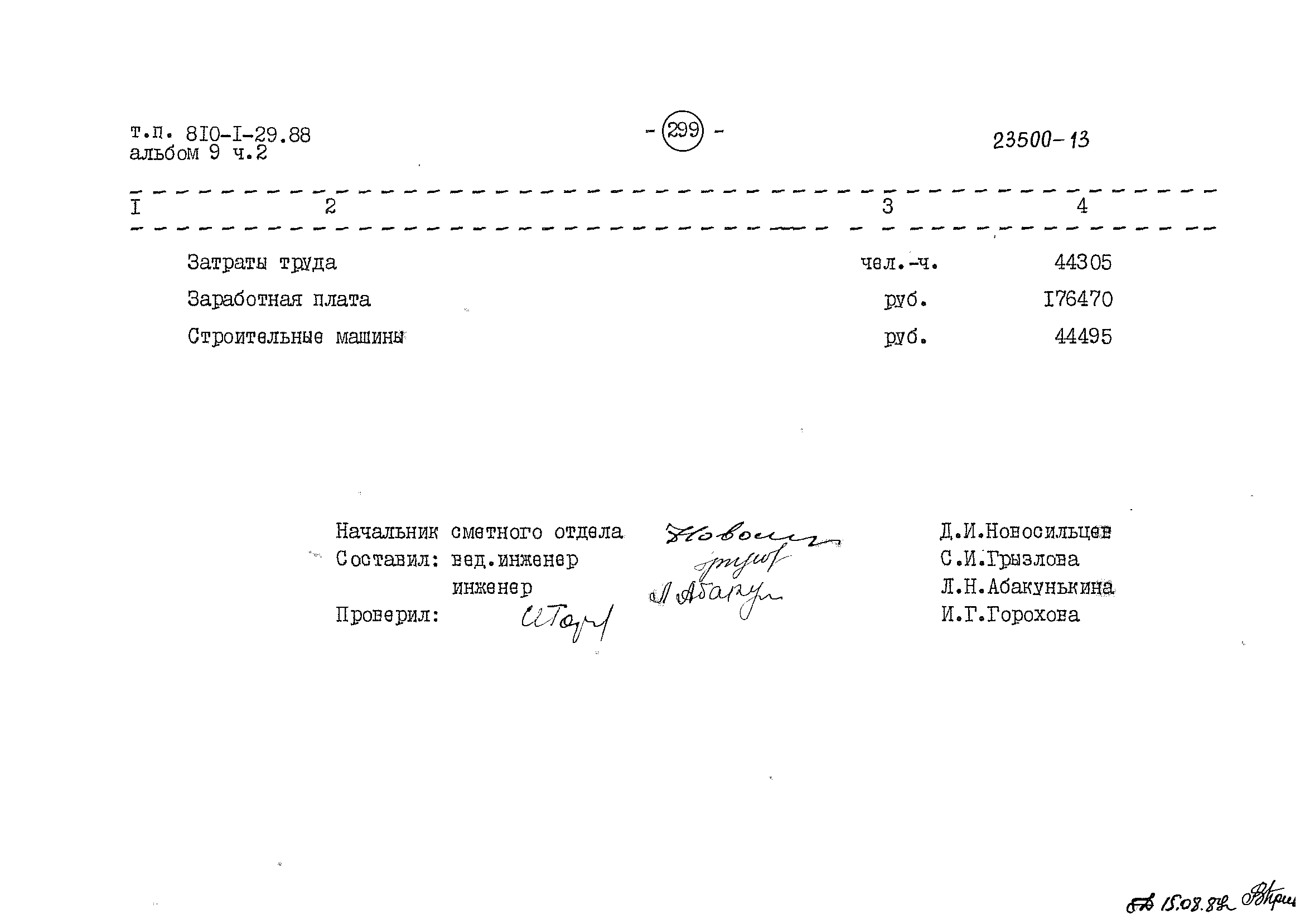 Типовой проект 810-1-29.88