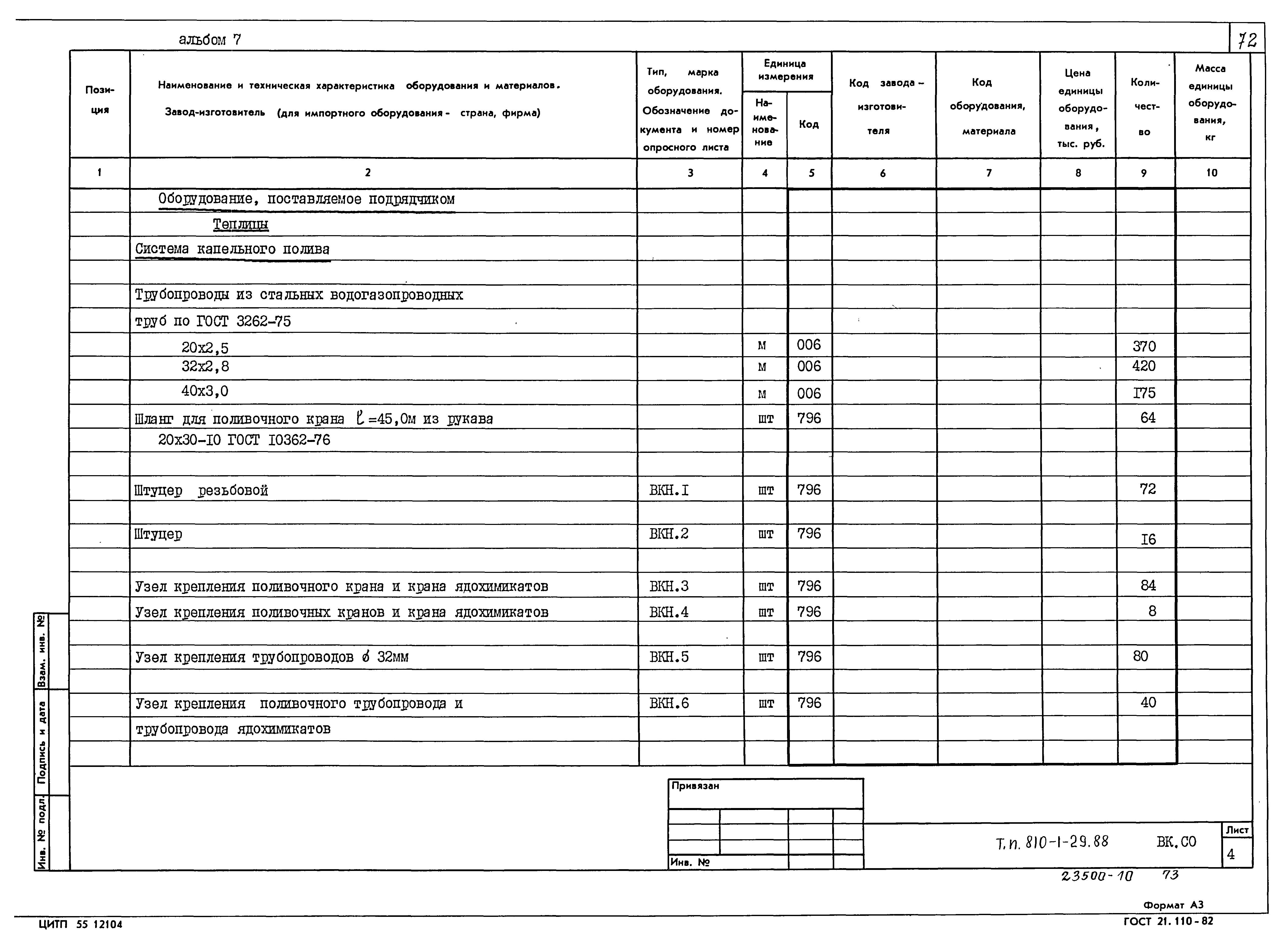 Типовой проект 810-1-29.88