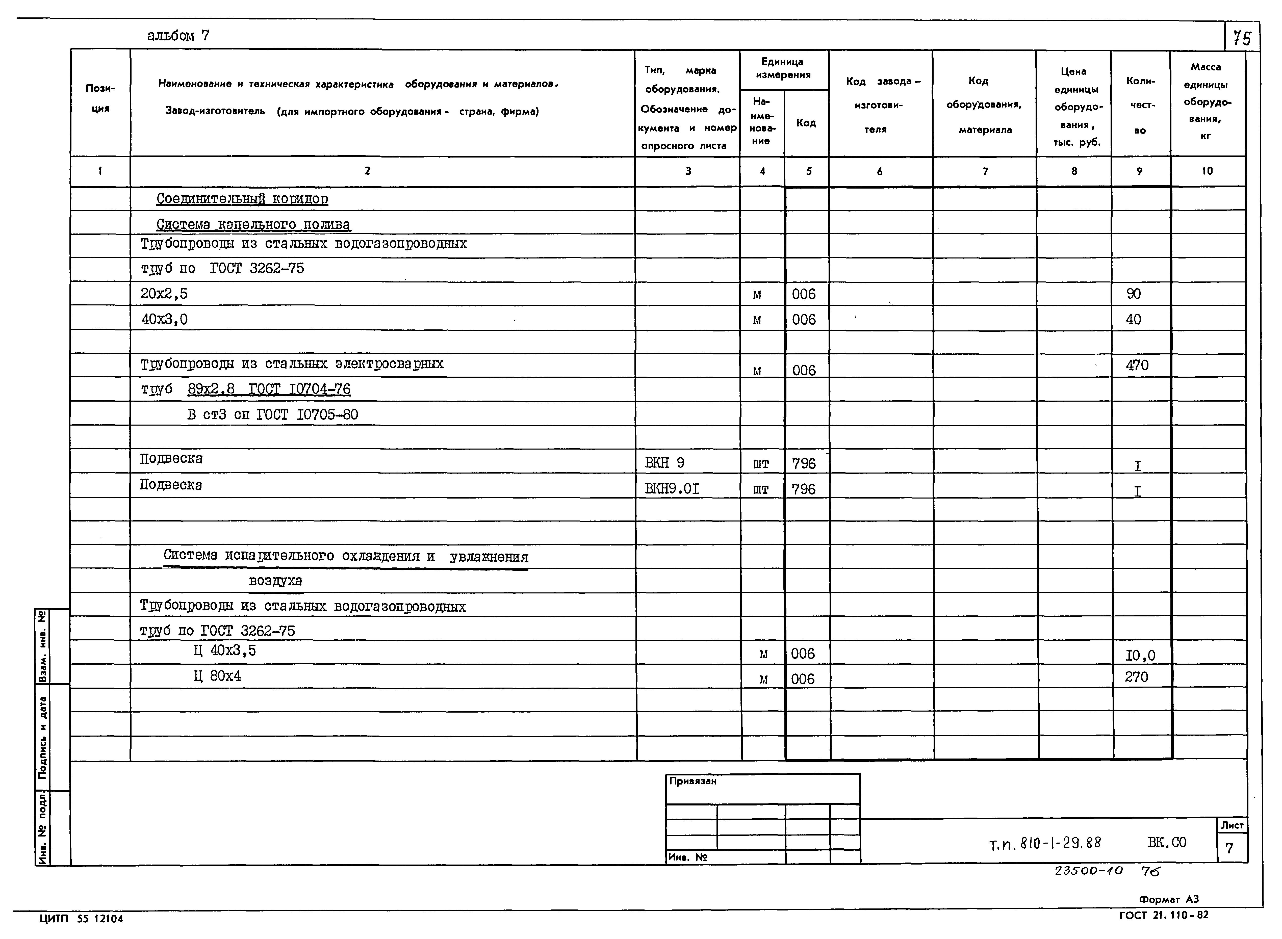 Типовой проект 810-1-29.88