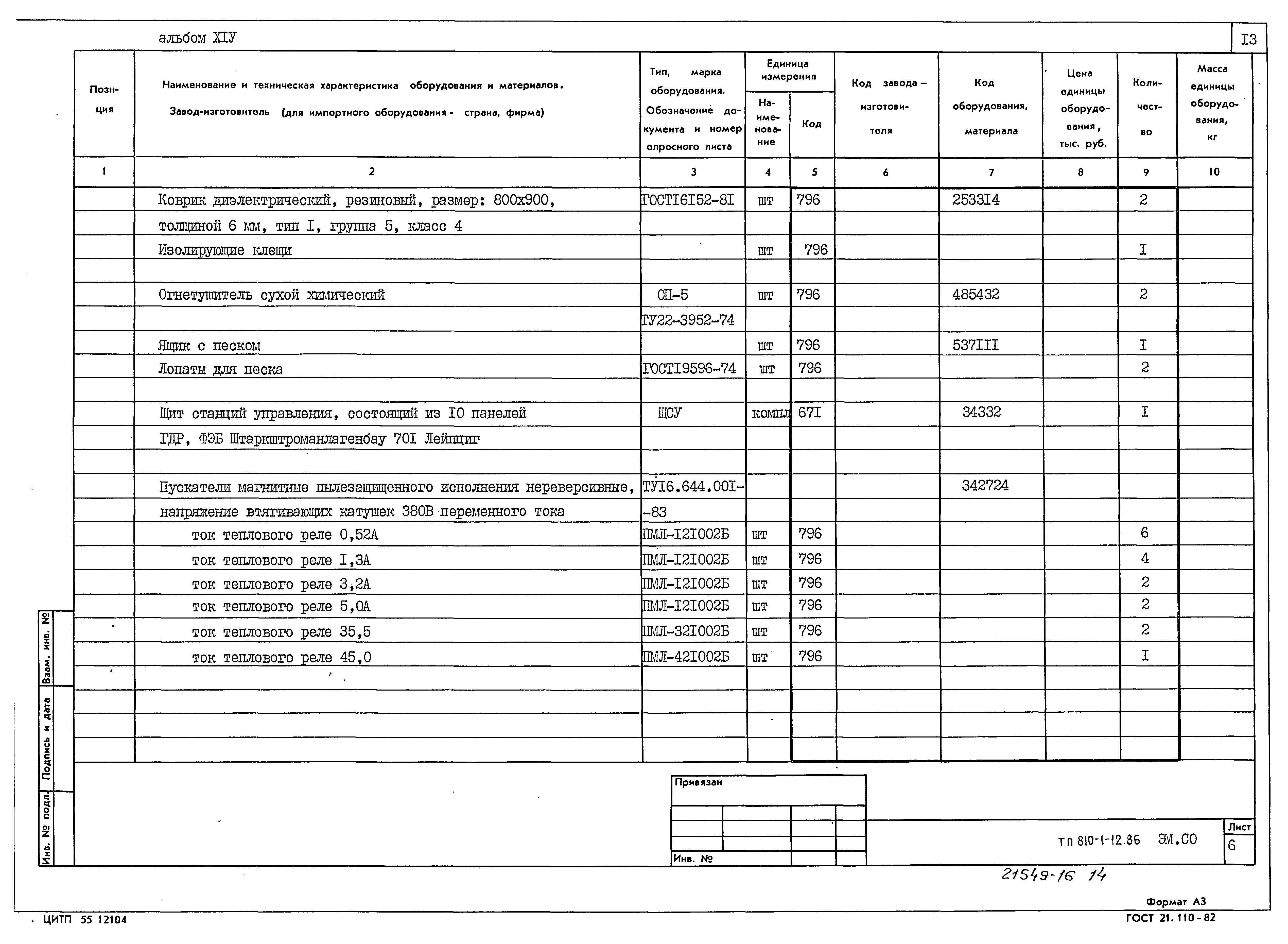 Типовой проект 810-1-12.86