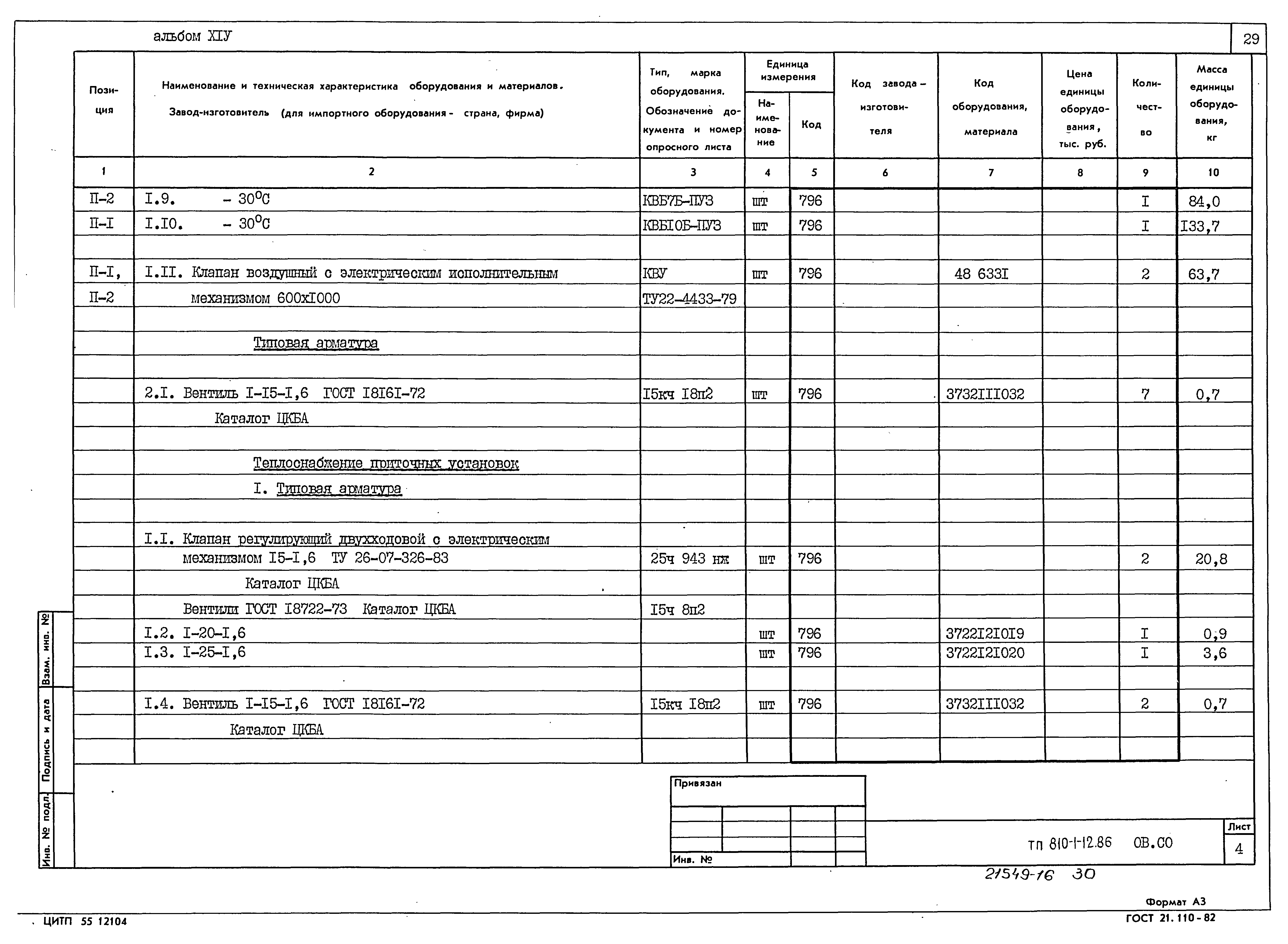 Типовой проект 810-1-12.86