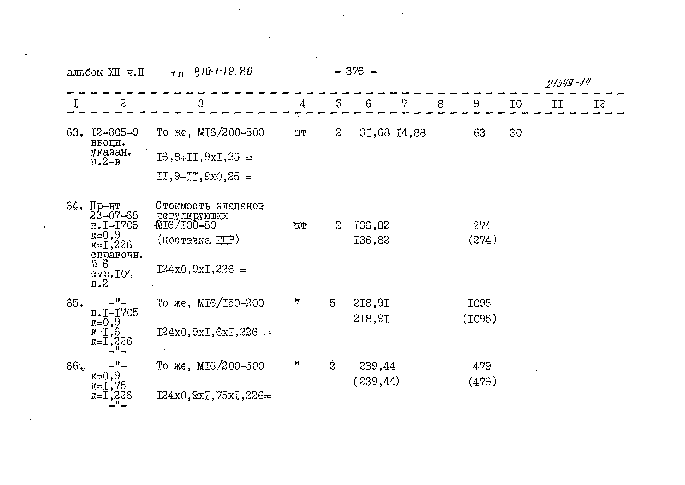 Типовой проект 810-1-12.86