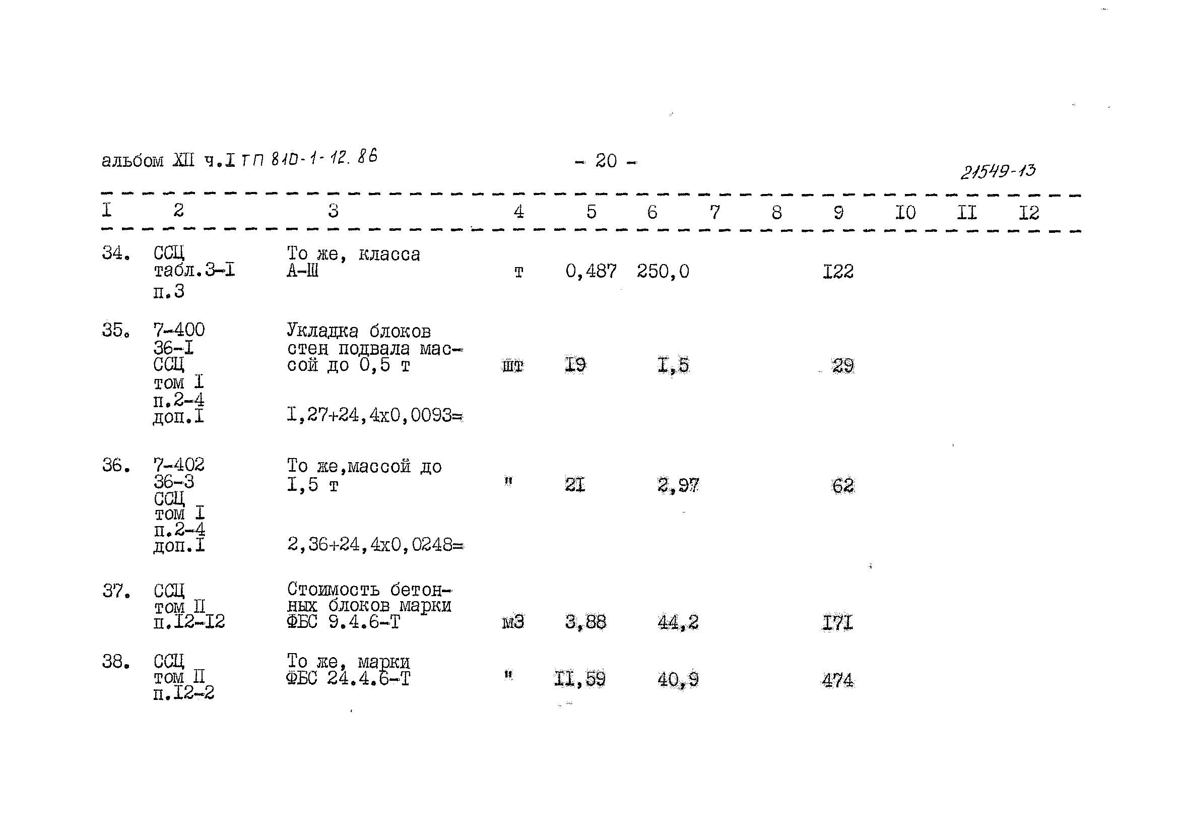 Типовой проект 810-1-12.86