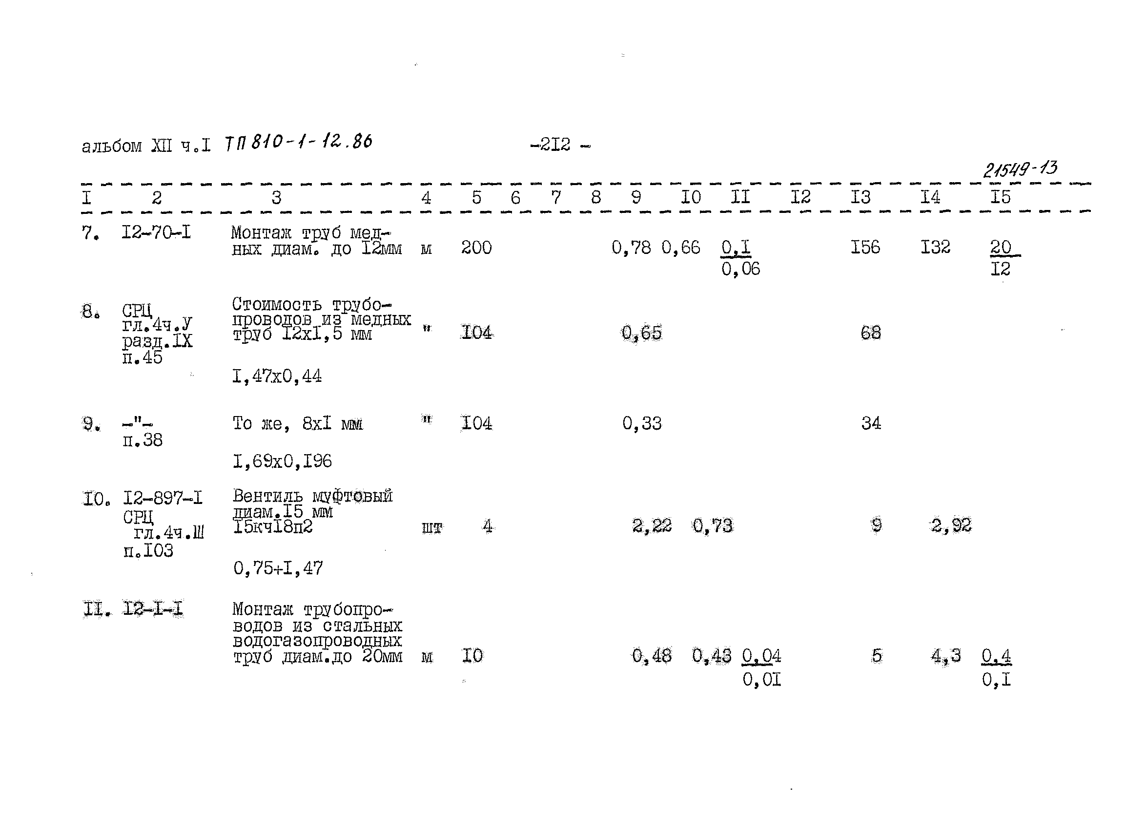 Типовой проект 810-1-12.86