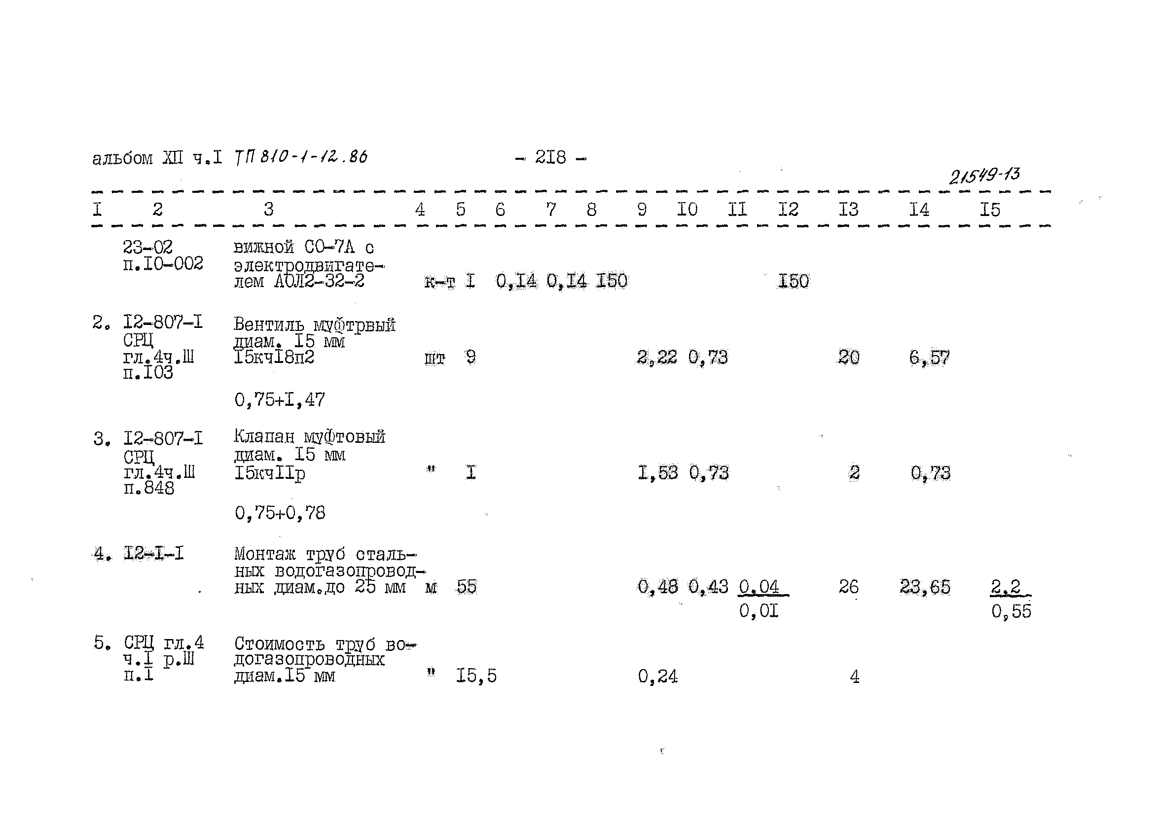 Типовой проект 810-1-12.86