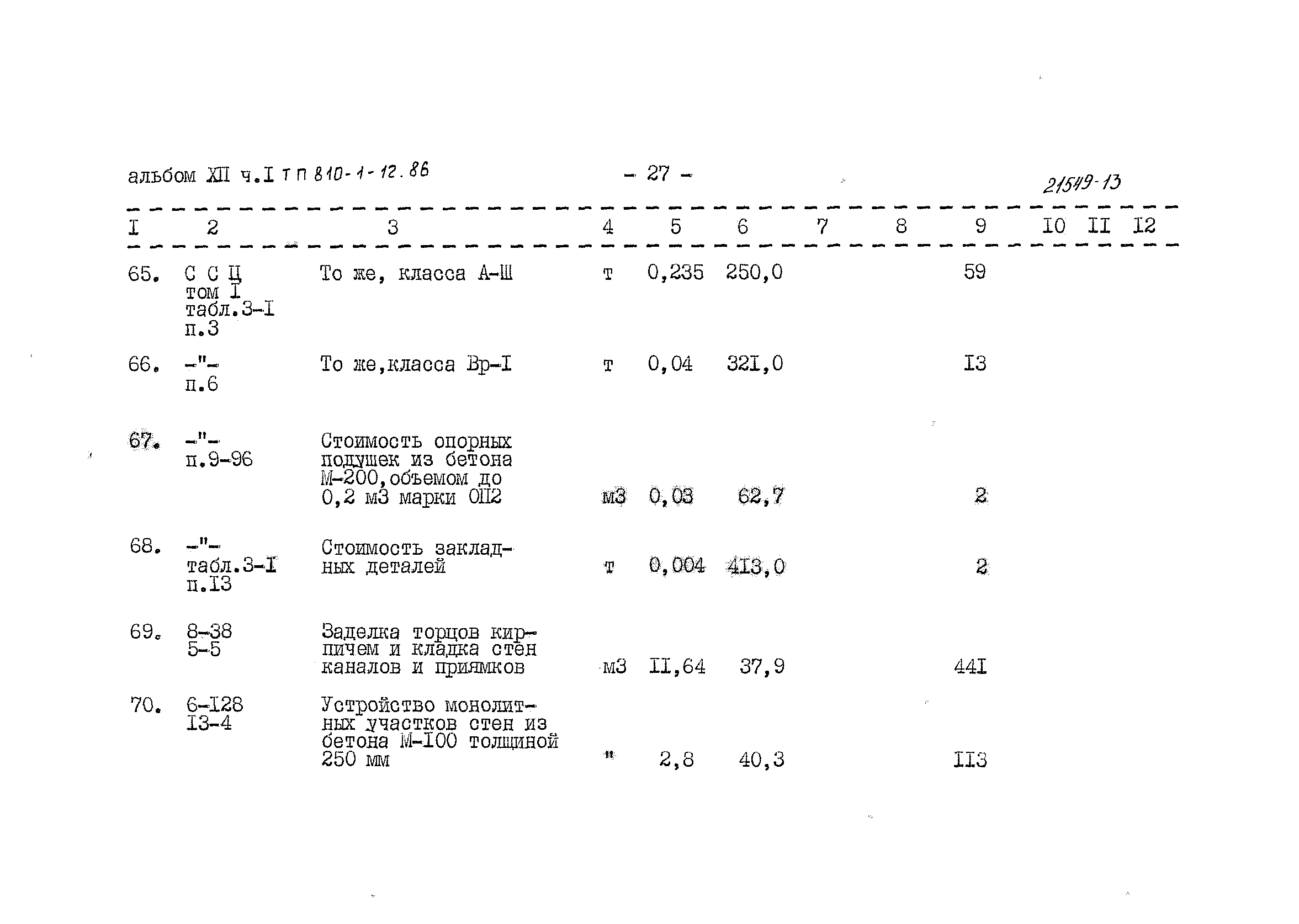 Типовой проект 810-1-12.86