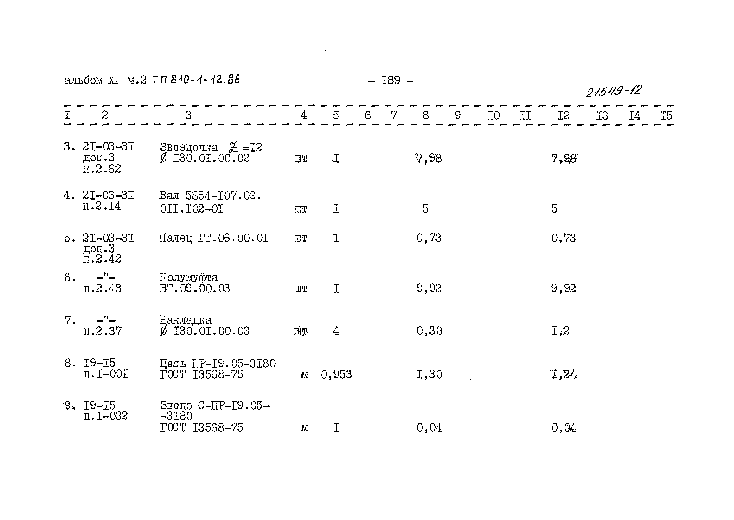 Типовой проект 810-1-12.86