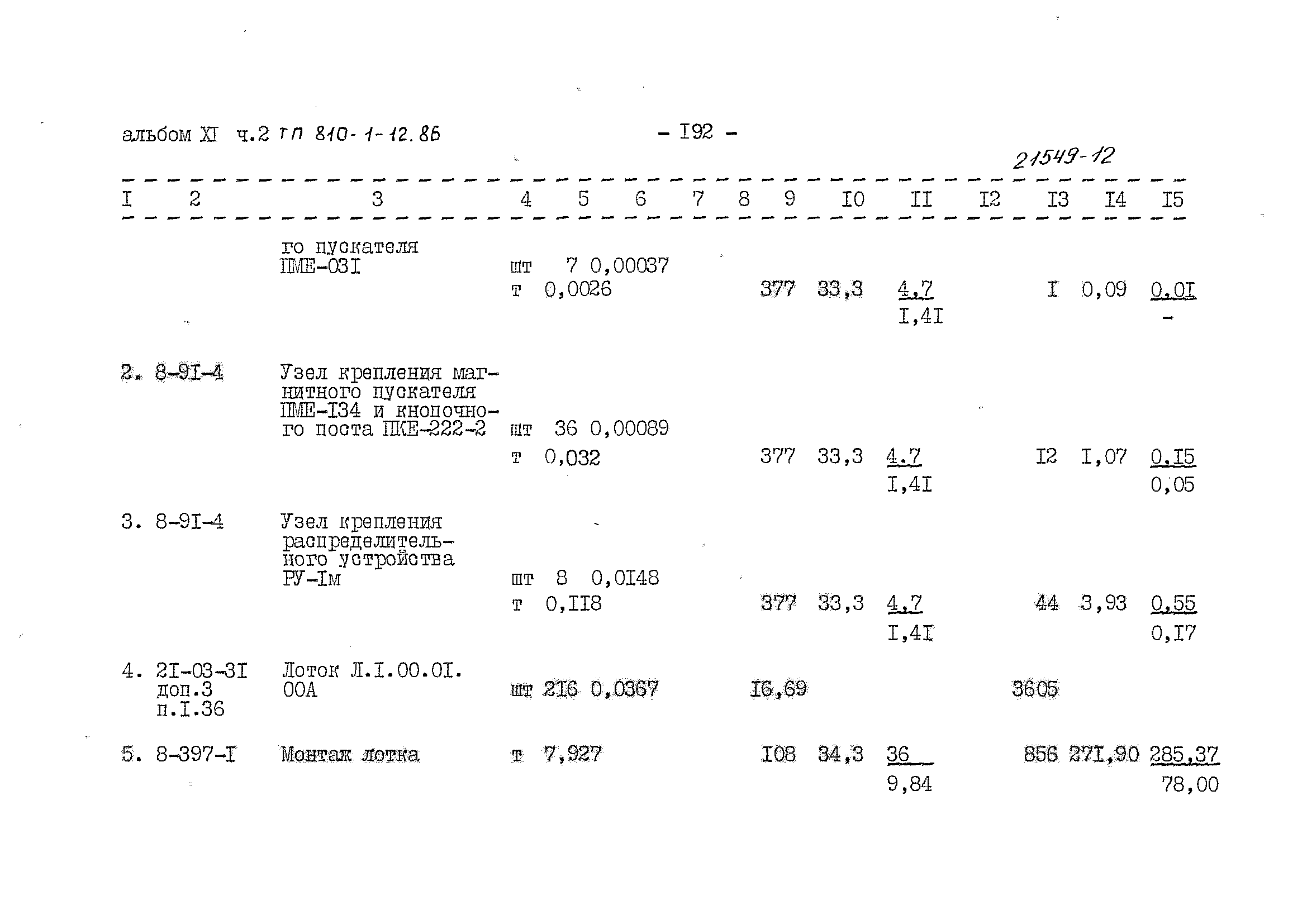 Типовой проект 810-1-12.86